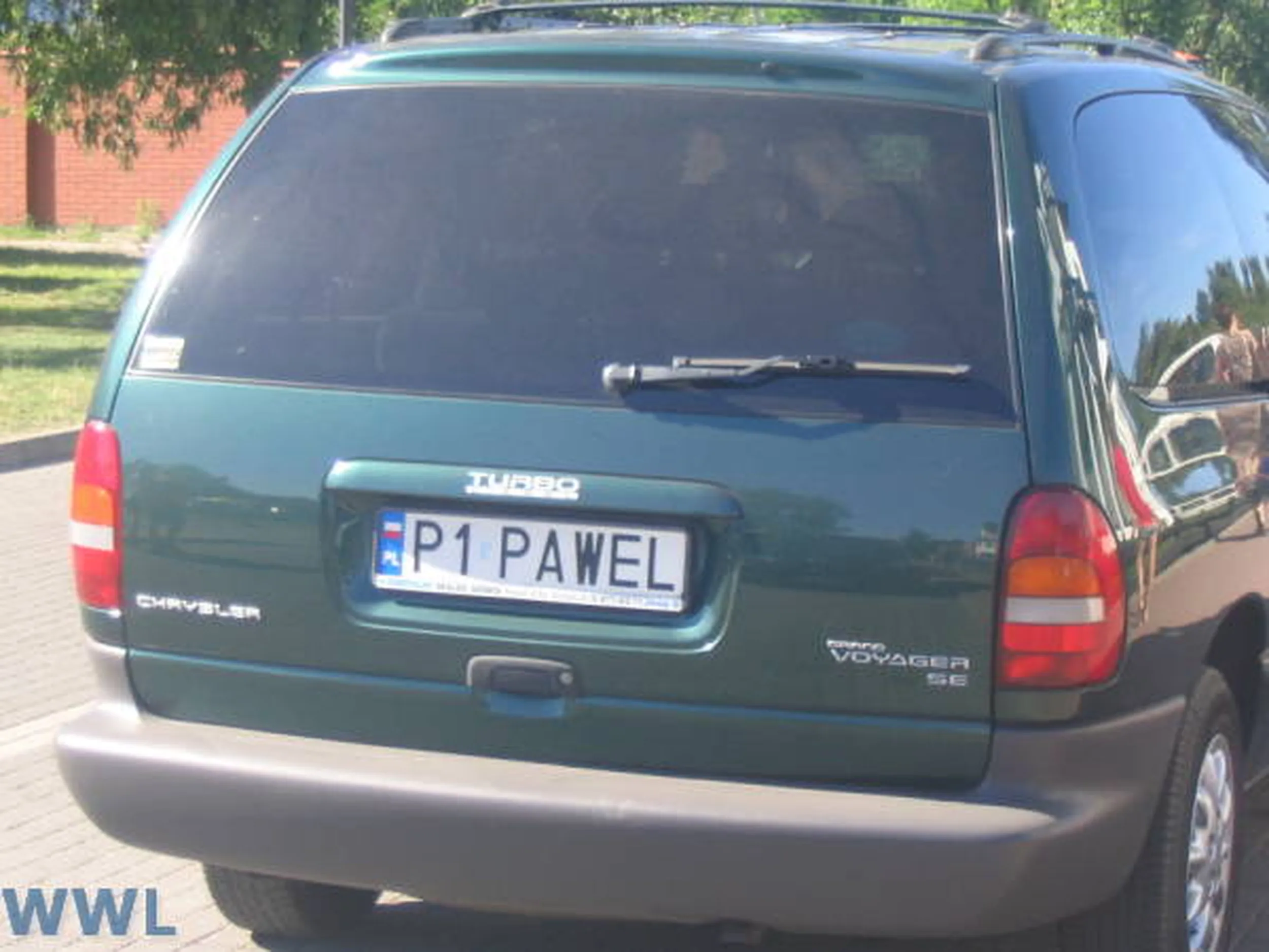 Fajny numer, blacha P1 PAWEL