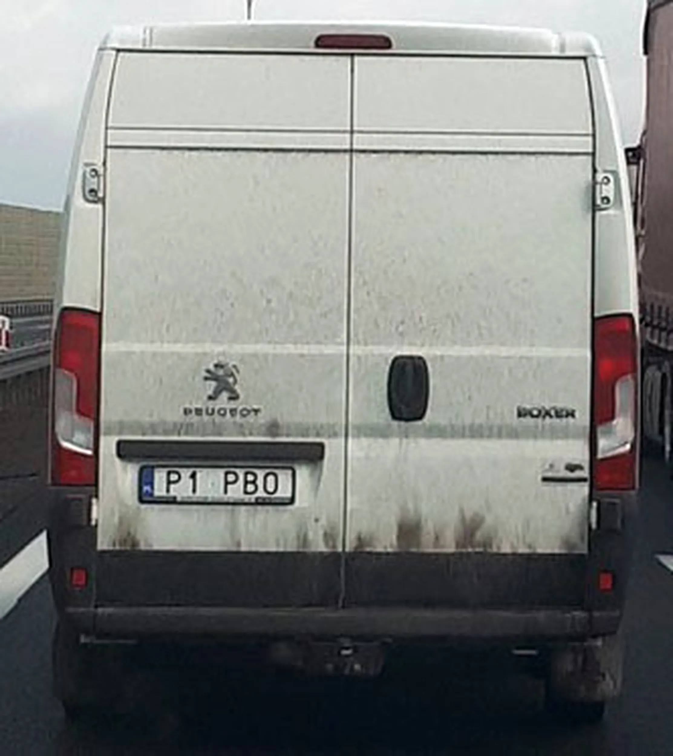 Fajny numer, blacha P1 PBO