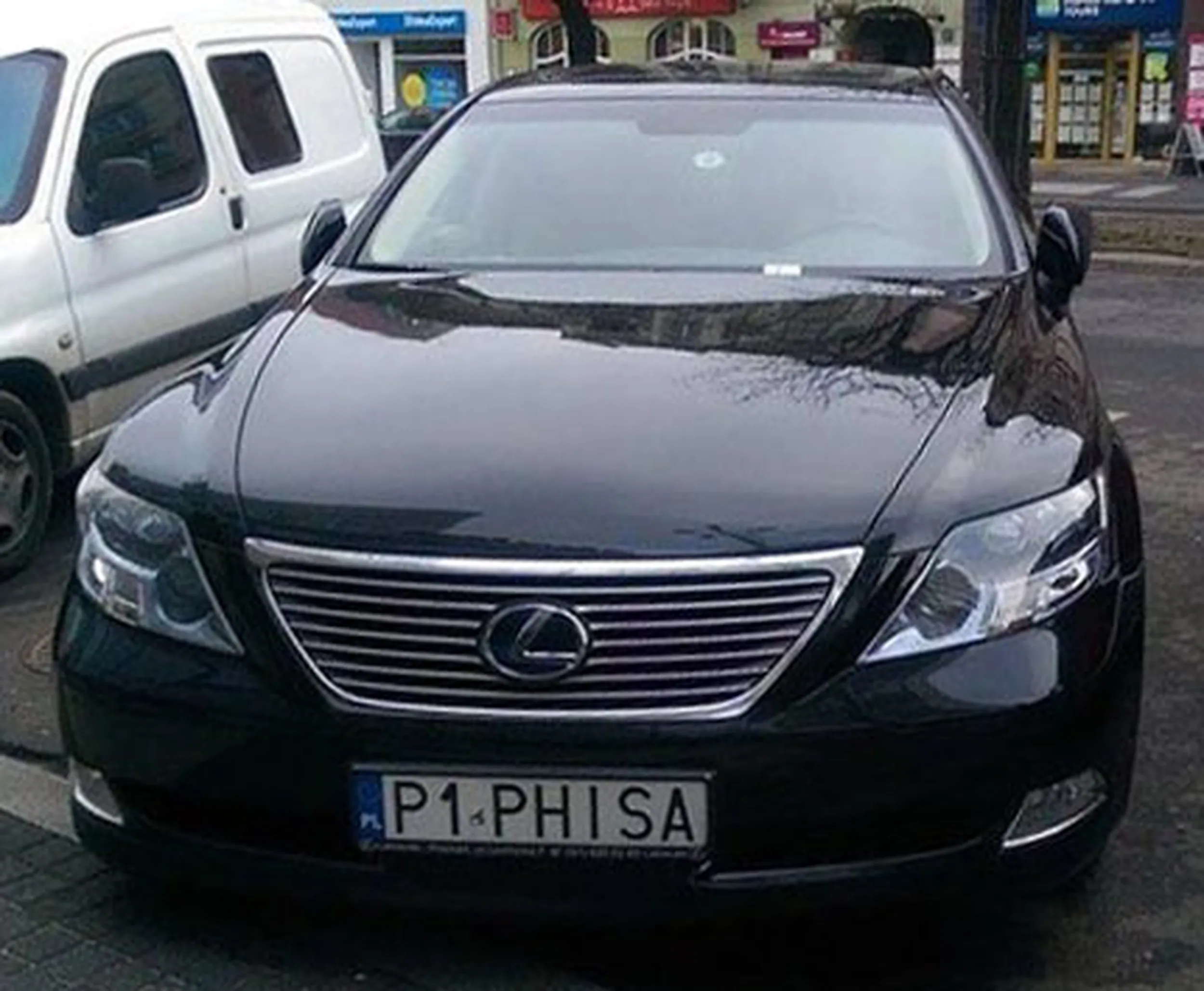 Fajny numer, blacha P1 PHISA