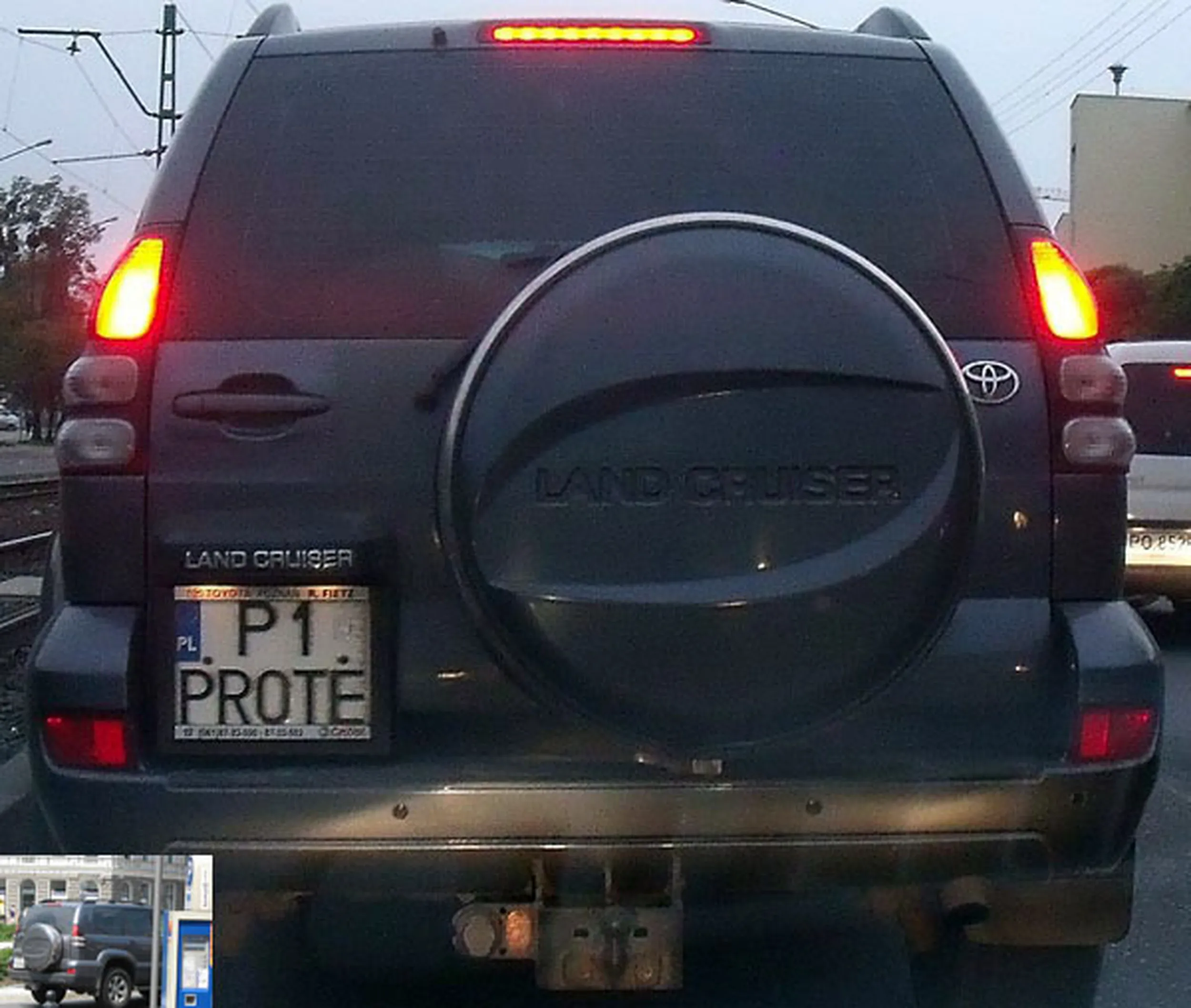 Fajny numer, blacha P1 PROTE