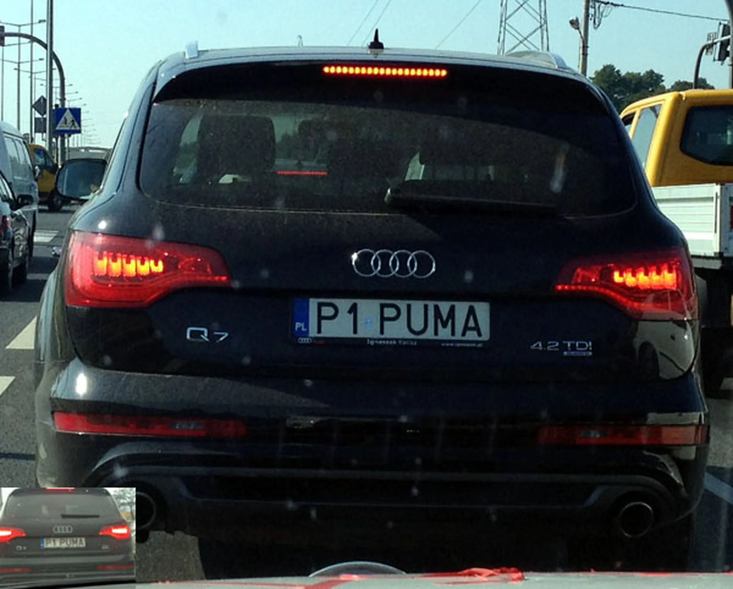 Fajny numer, blacha P1 PUMA