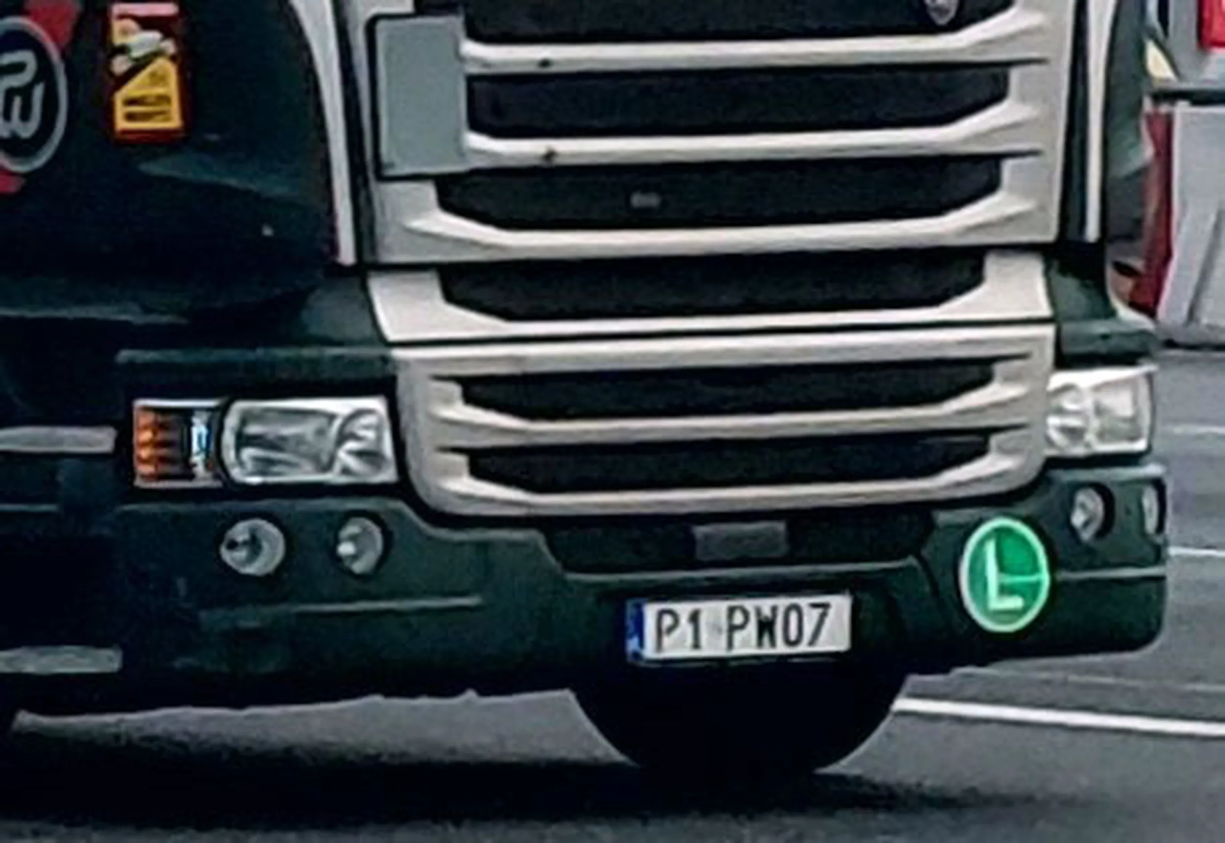 Fajny numer, blacha P1 PW07