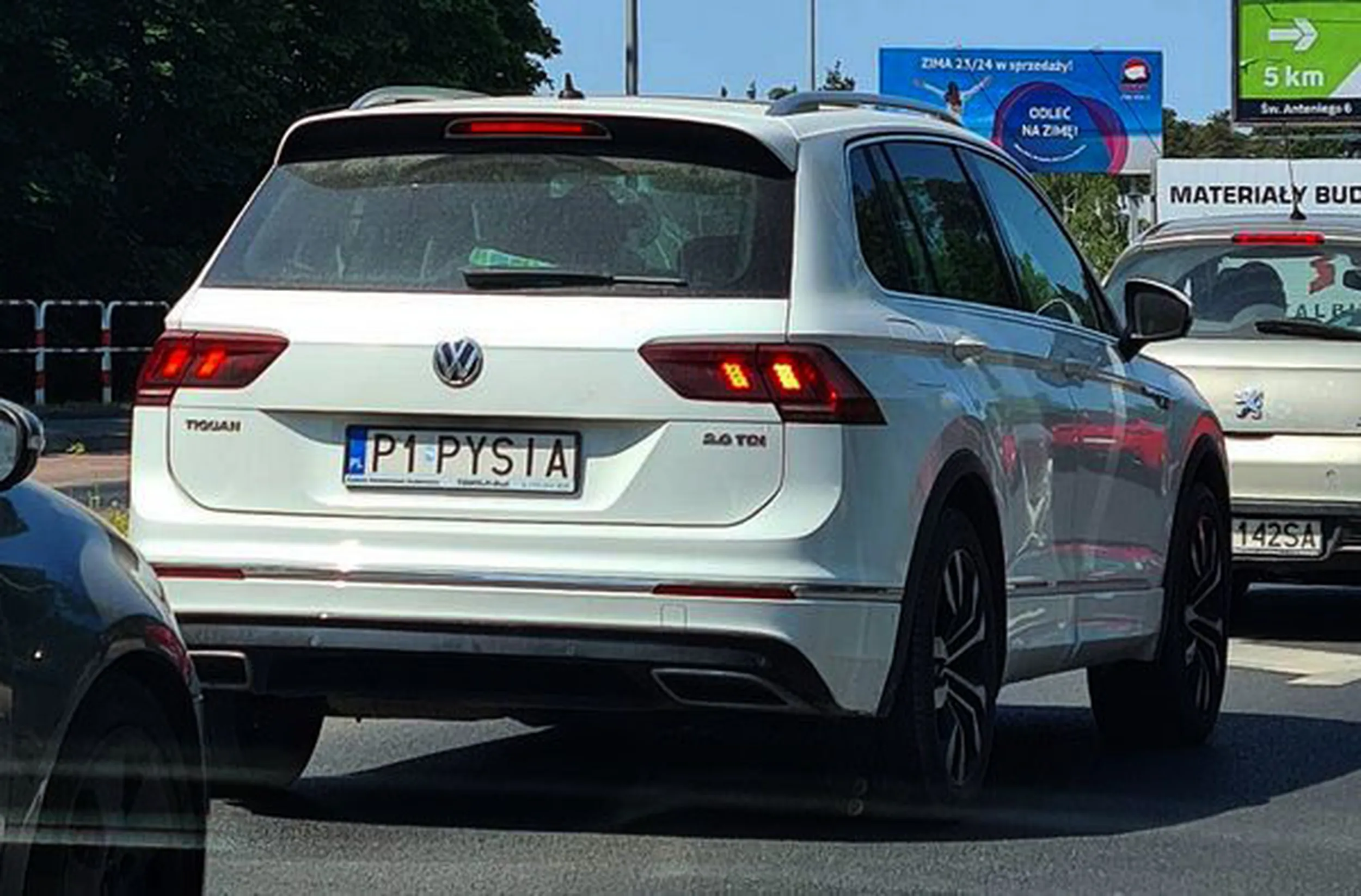 Fajny numer, blacha P1 PYSIA