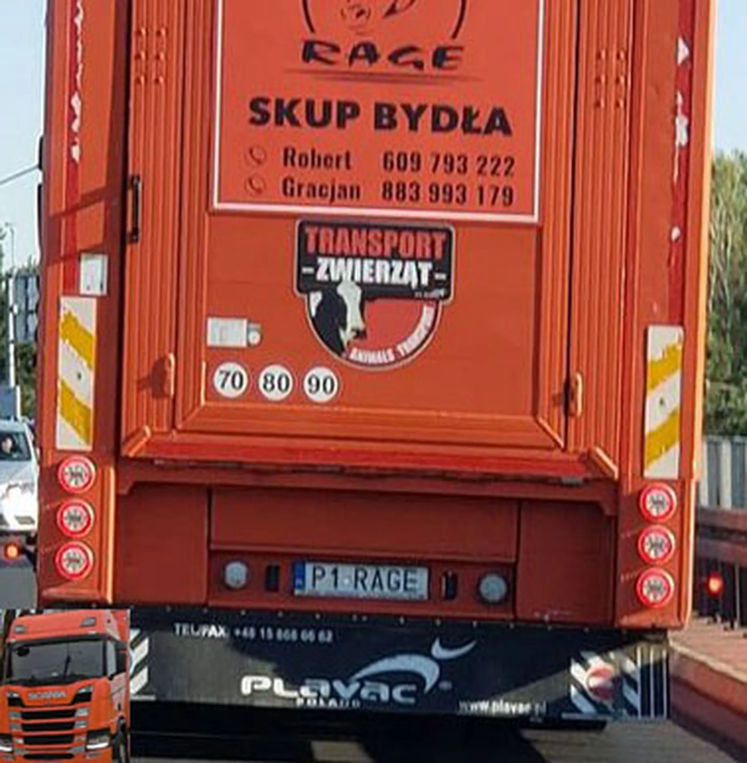 Fajny numer, blacha P1 RAGE