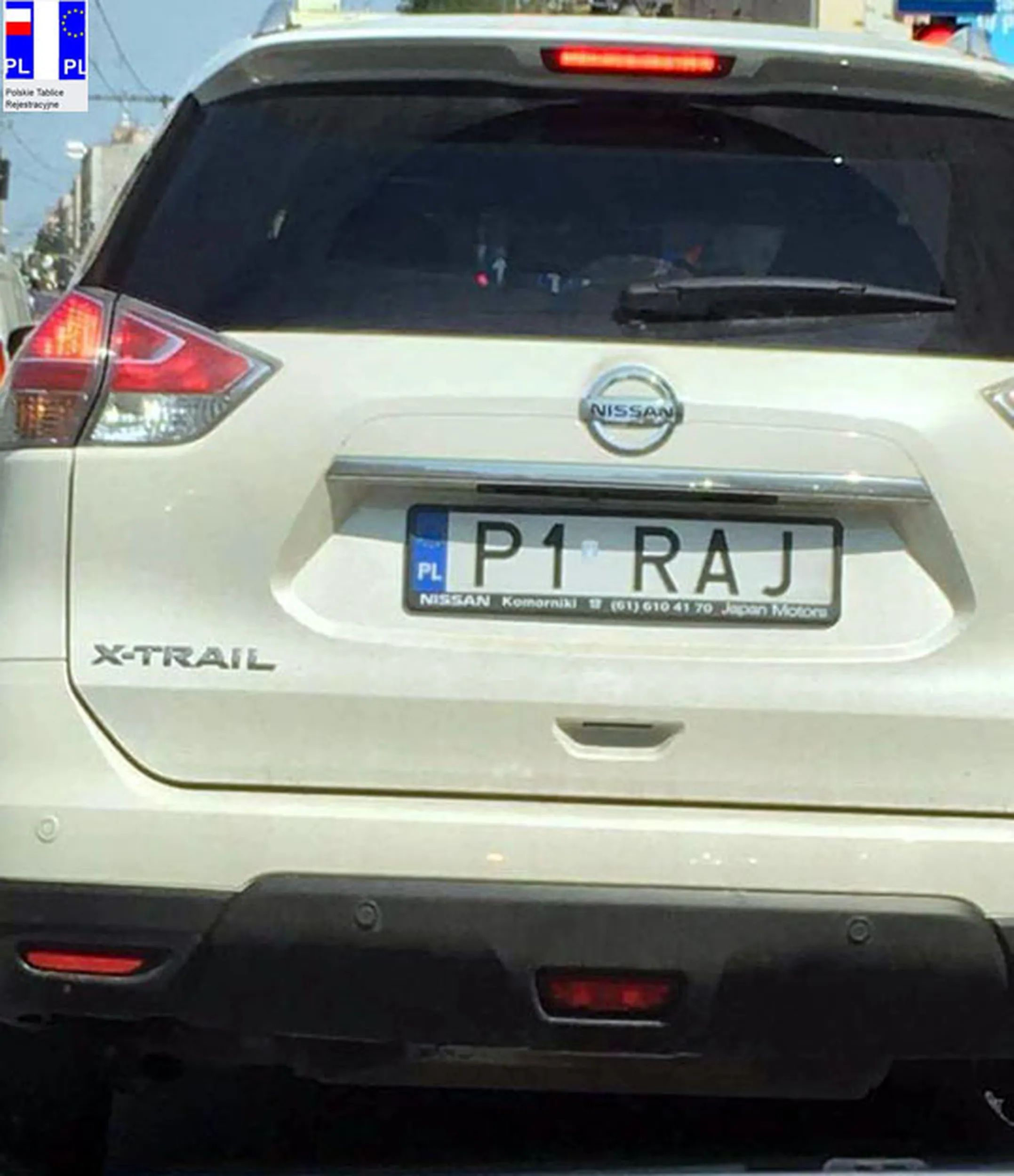 Fajny numer, blacha P1 RAJ