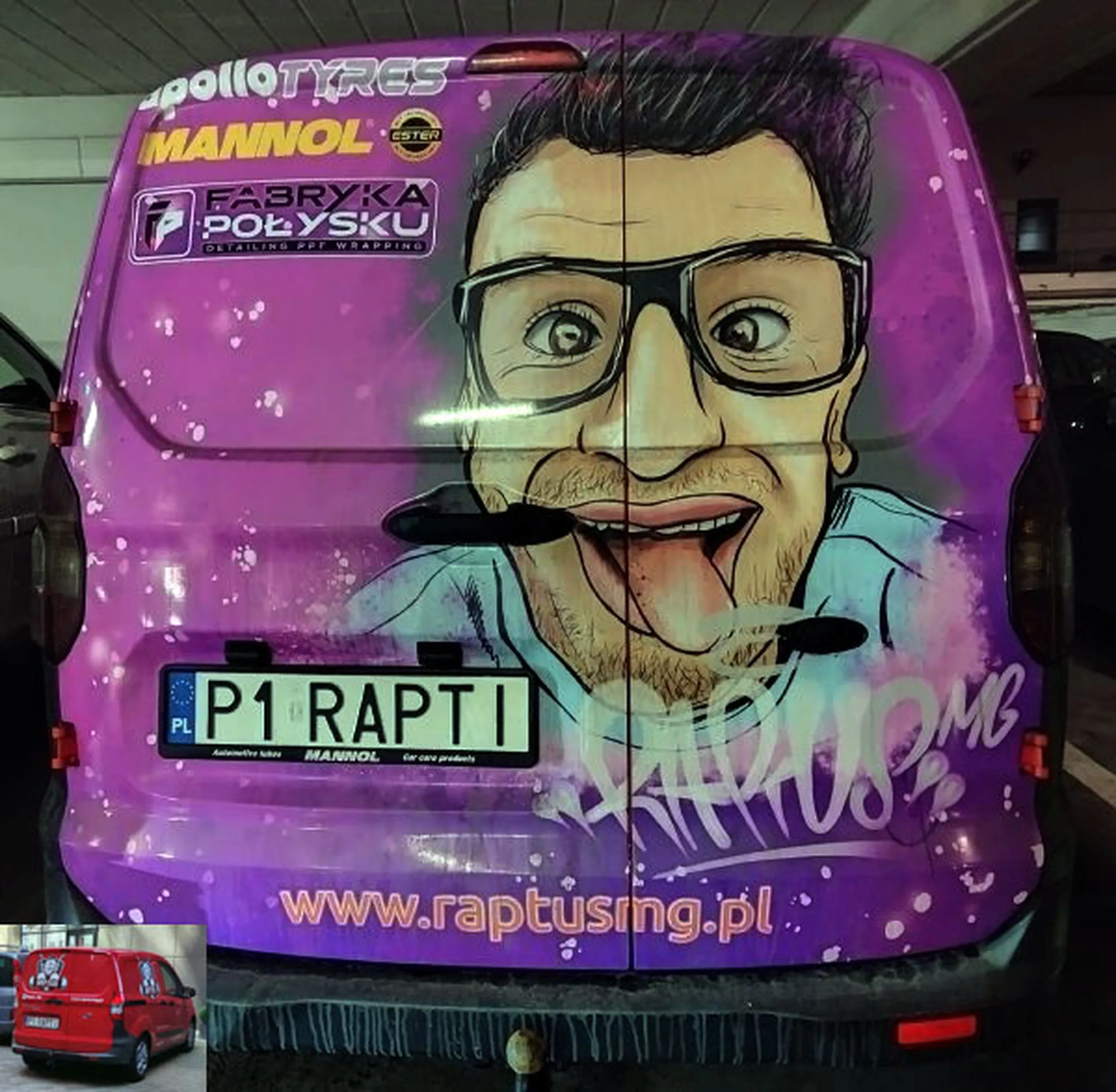 Fajny numer, blacha P1 RAPTI