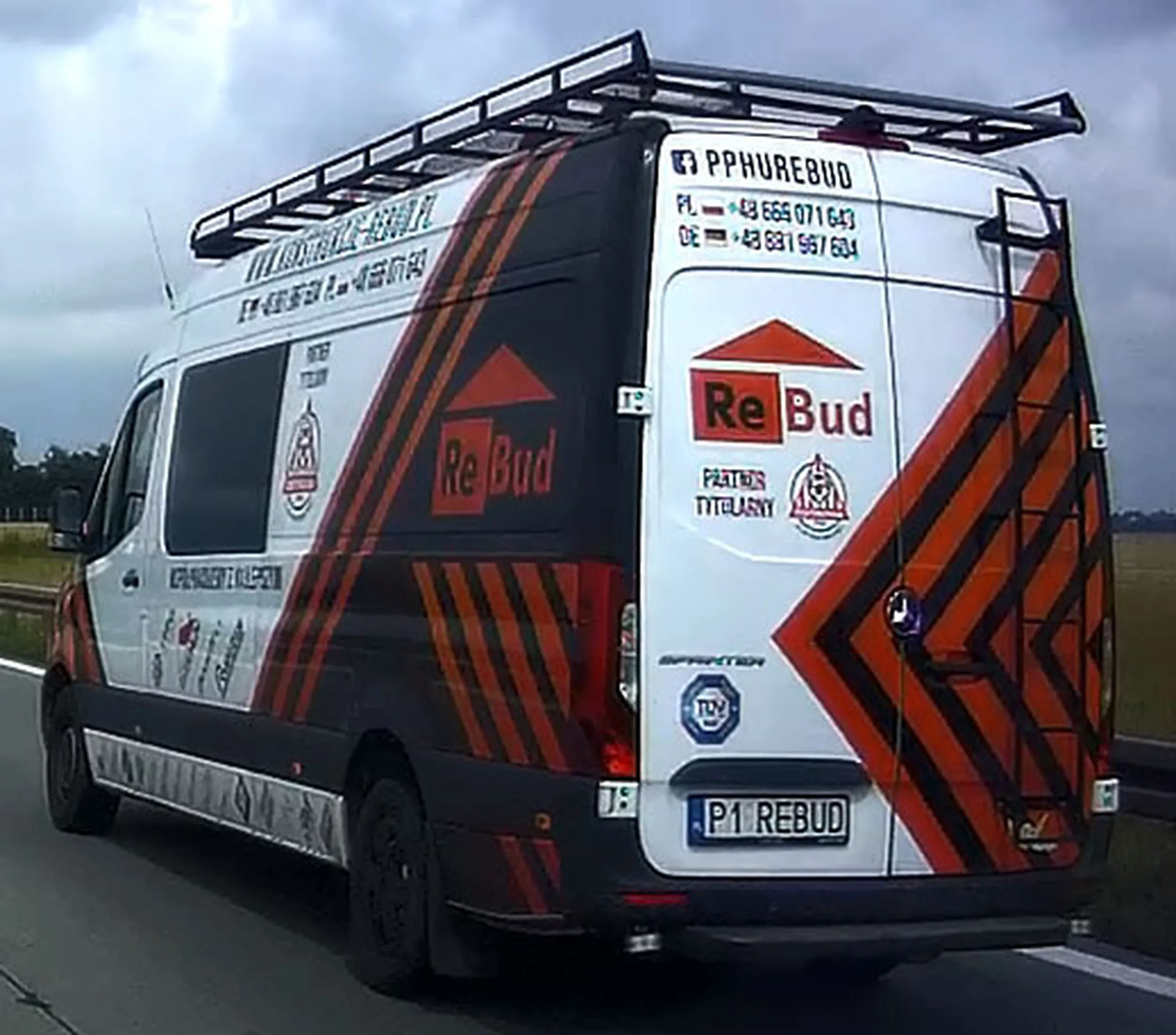 Fajny numer, blacha P1 REBUD