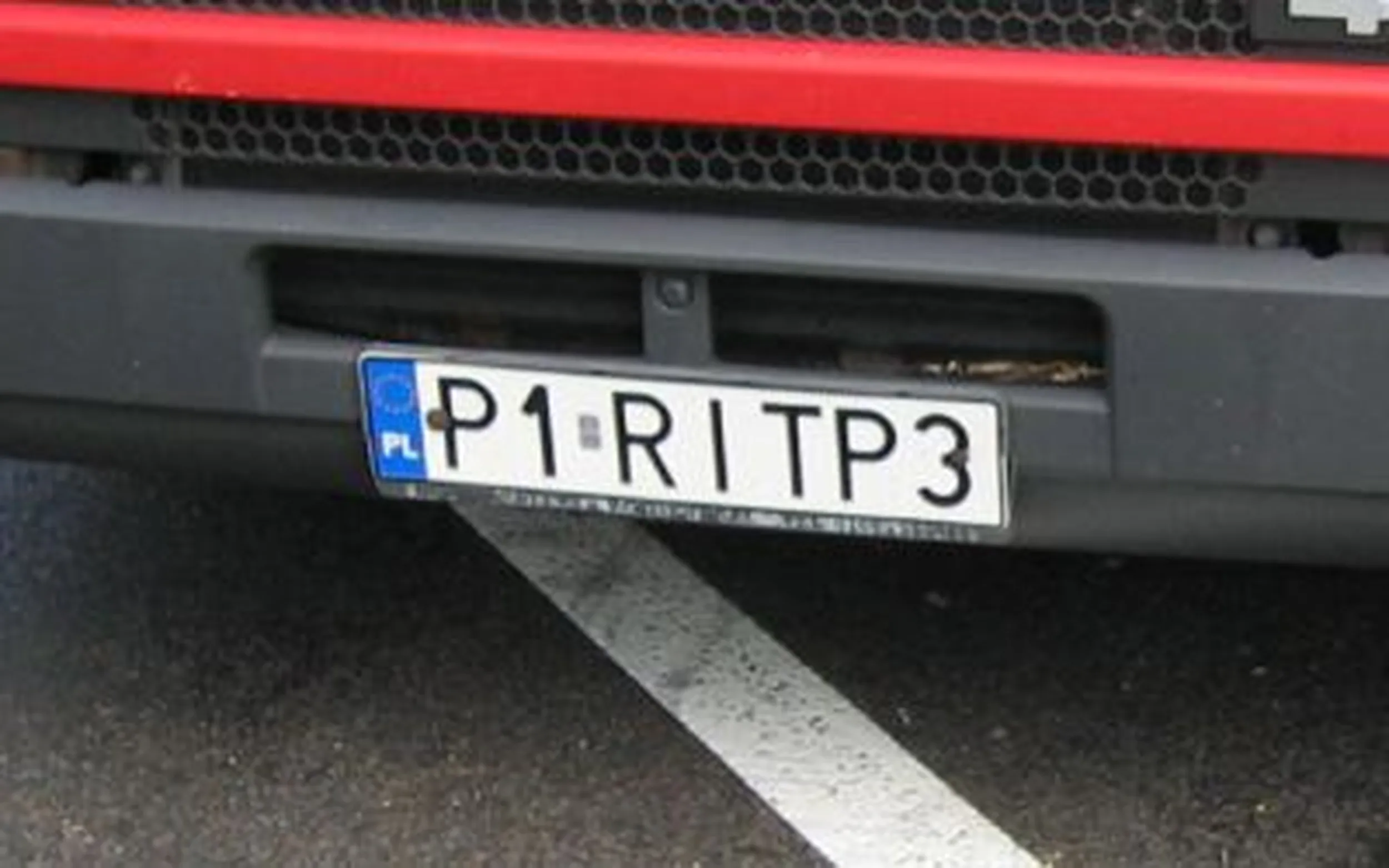 Fajny numer, blacha P1 RITP3