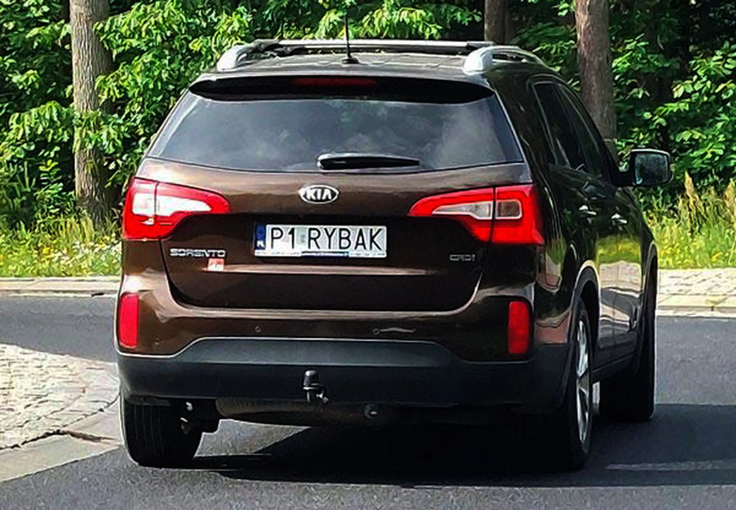 Fajny numer, blacha P1 RYBAK