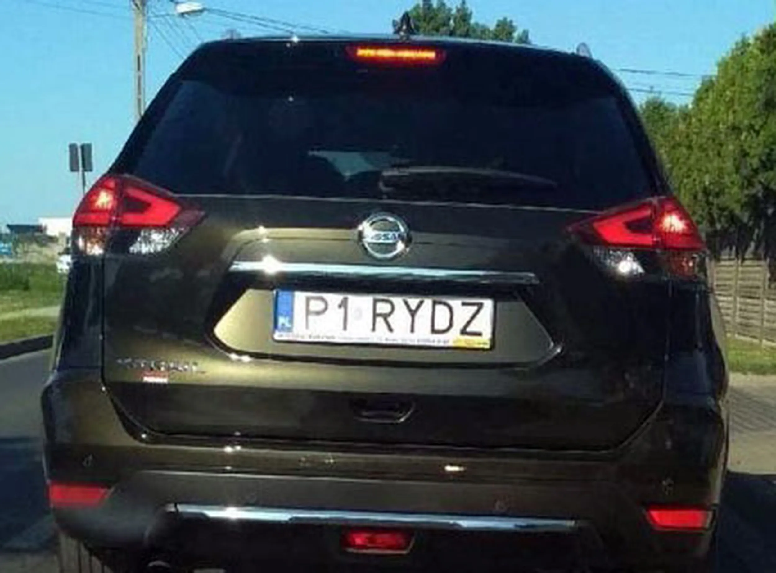 Fajny numer, blacha P1 RYDZ