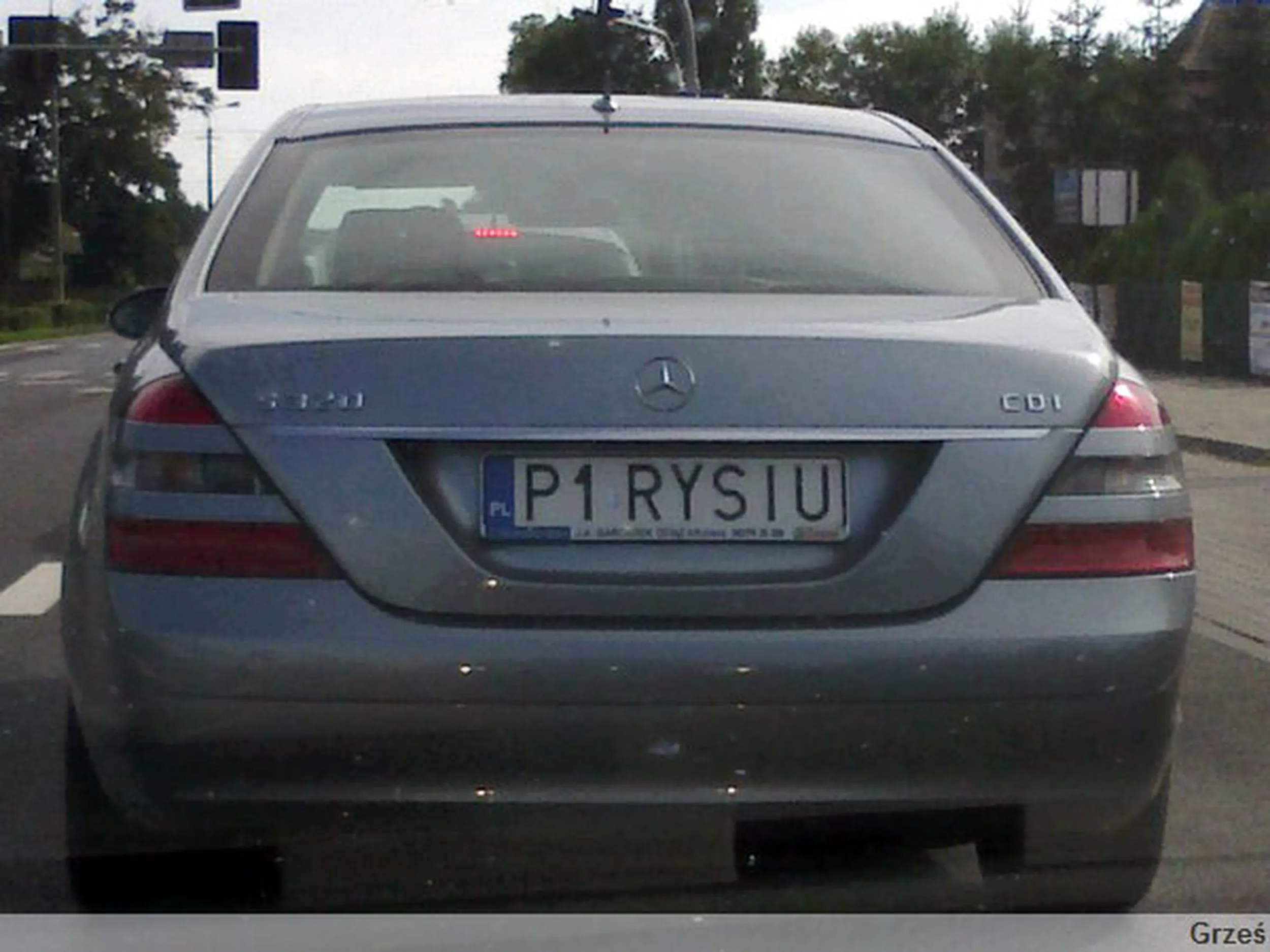 Fajny numer, blacha P1 RYSIU