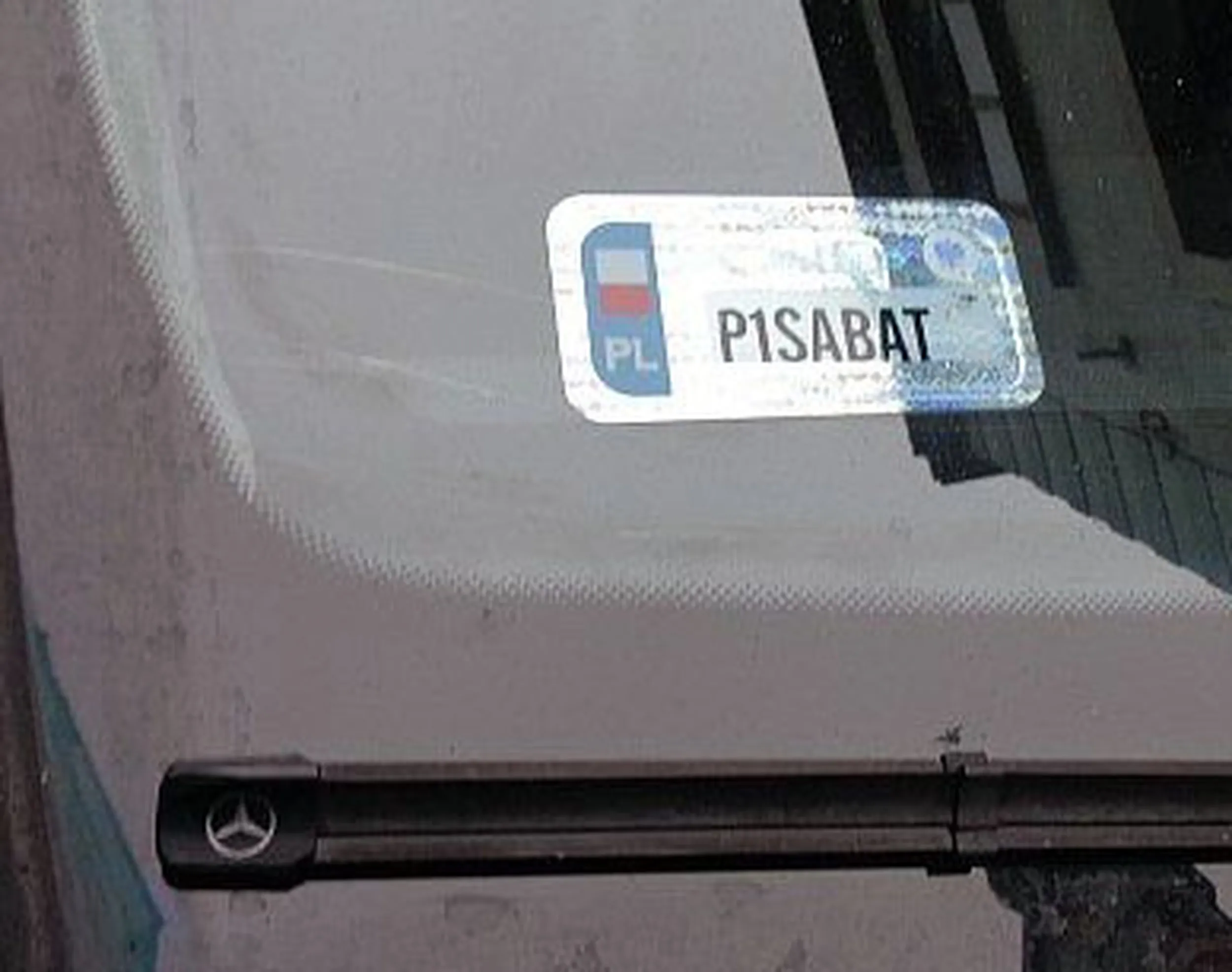 Fajny numer, blacha P1 SABAT