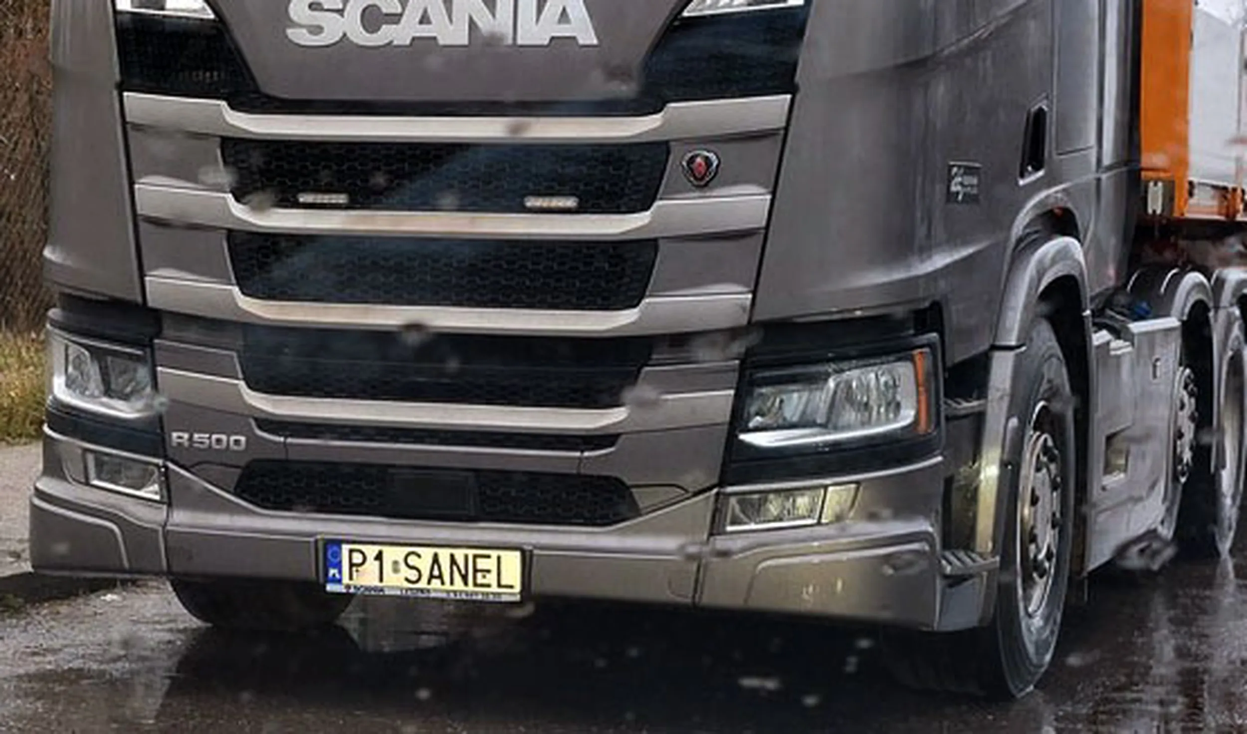 Fajny numer, blacha P1 SANEL