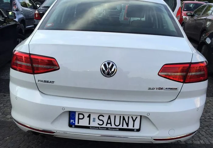 Fajny numer, blacha P1 SAUNY