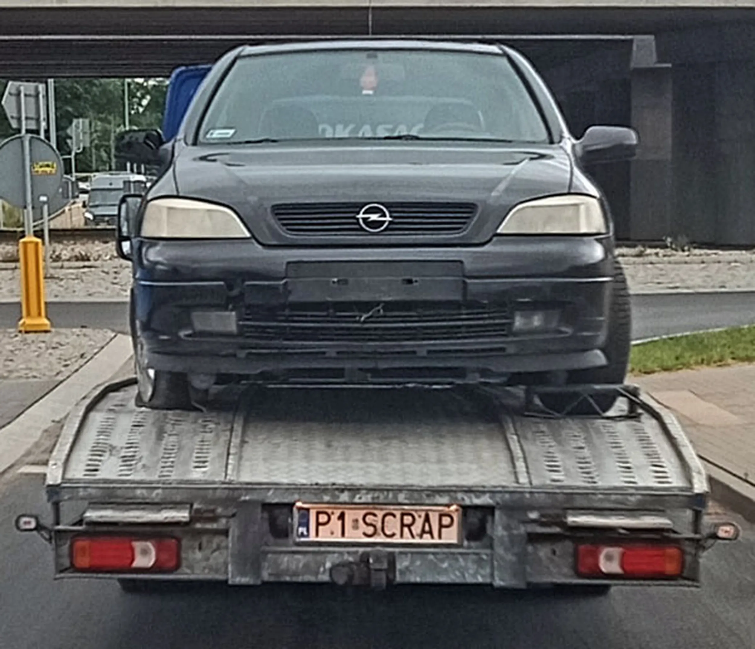 Fajny numer, blacha P1 SCRAP