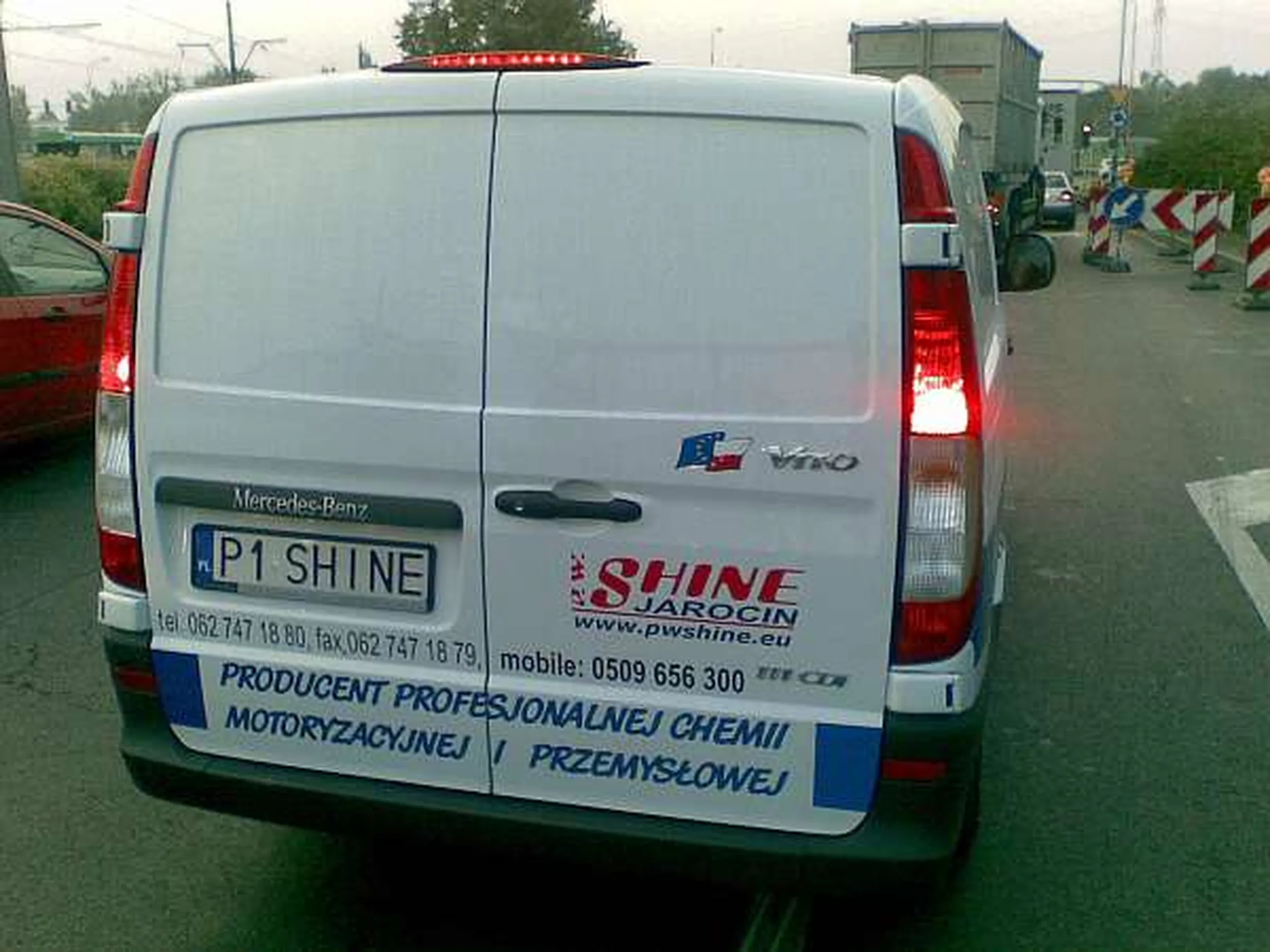 Fajny numer, blacha P1 SHINE