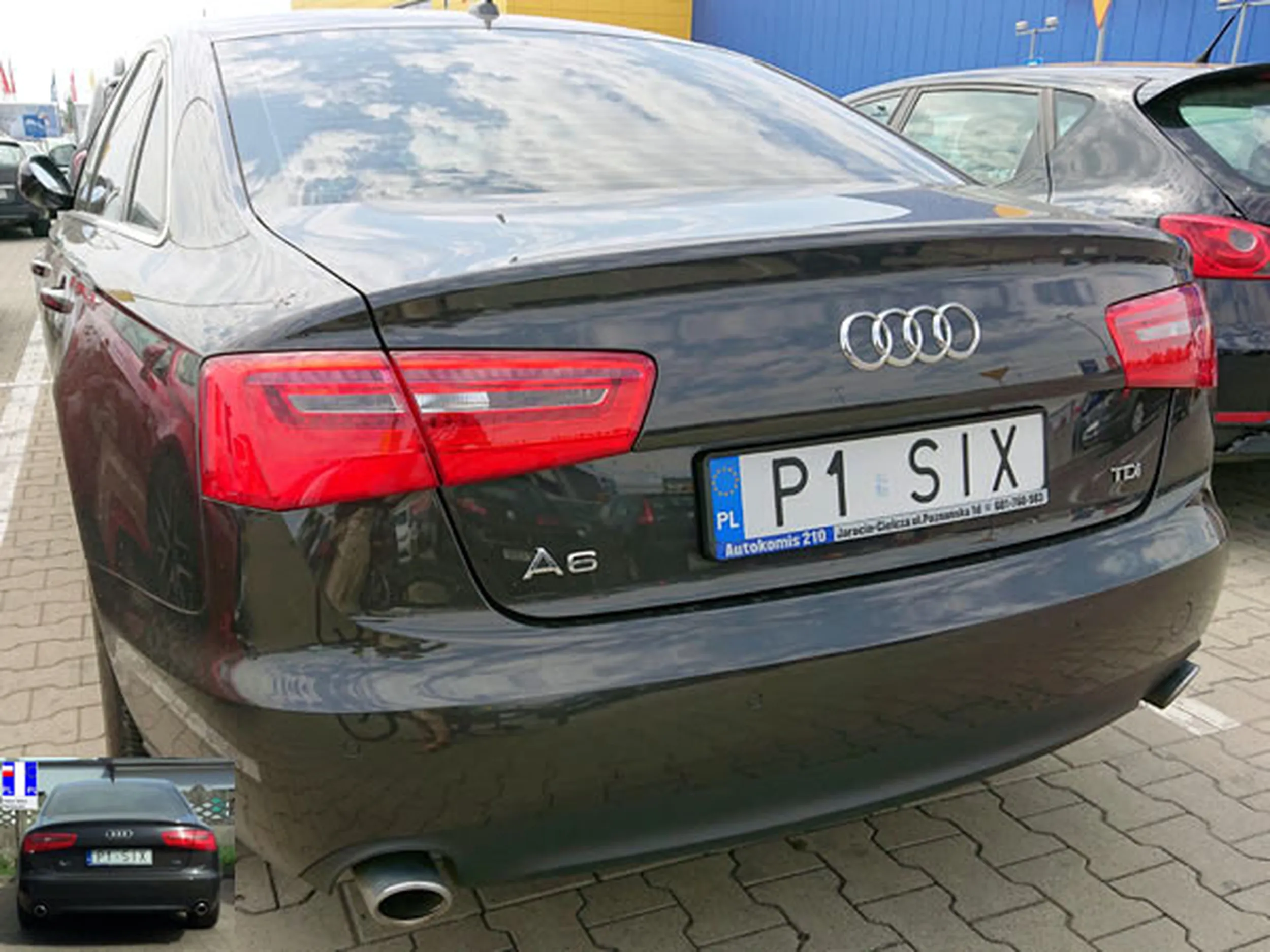 Fajny numer, blacha P1 SIX