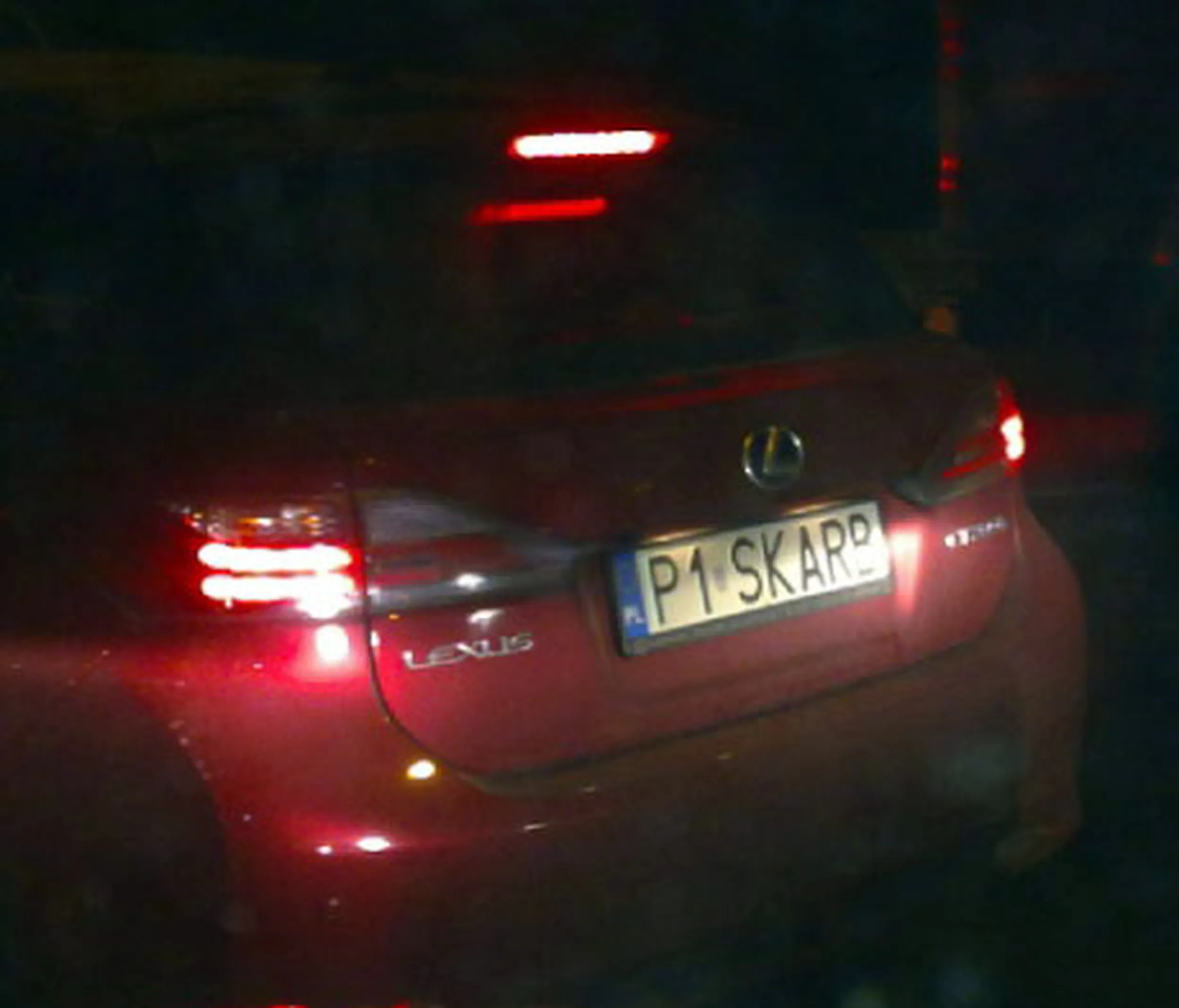 Fajny numer, blacha P1 SKARB