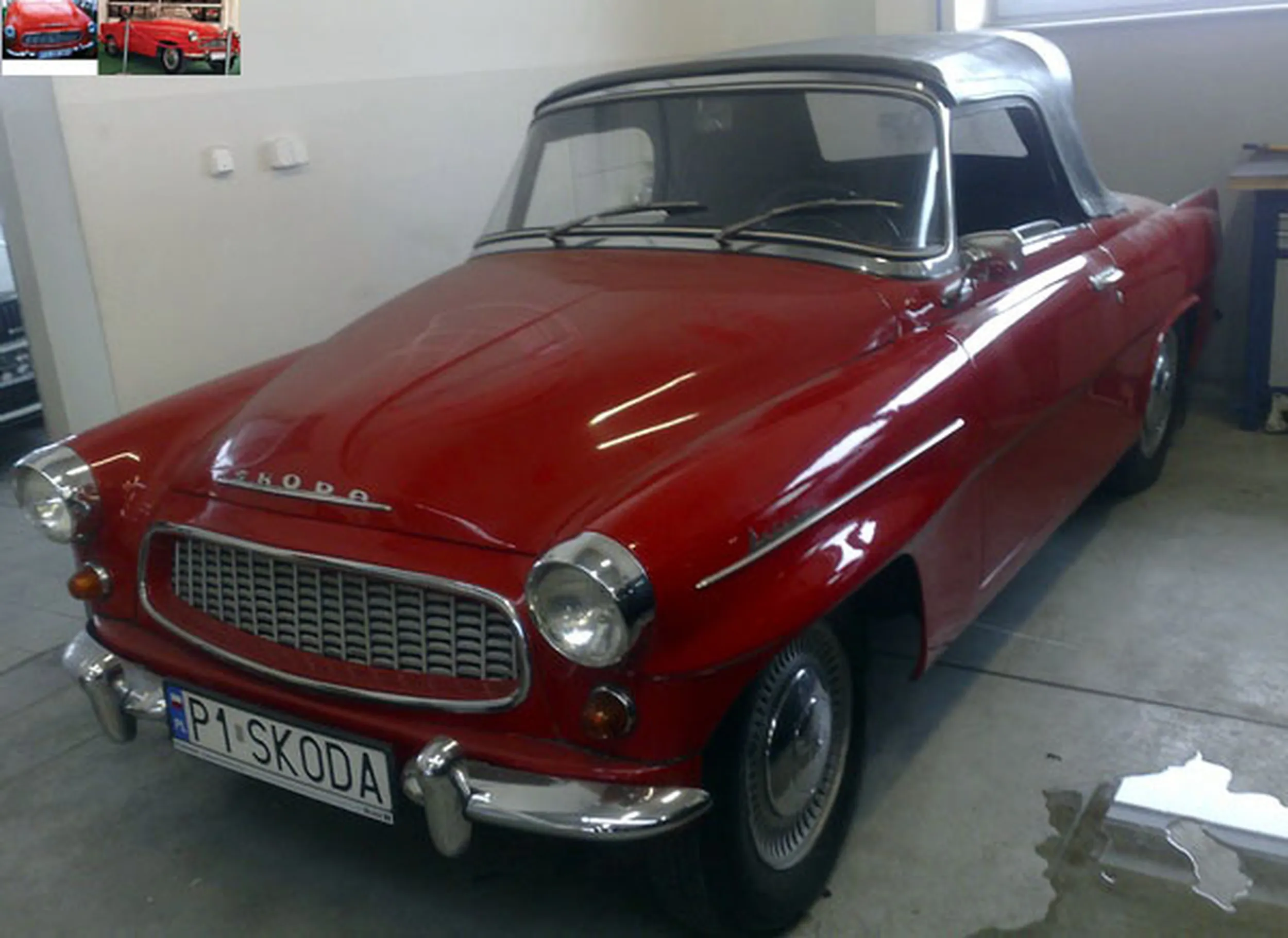 Fajny numer, blacha P1 SKODA