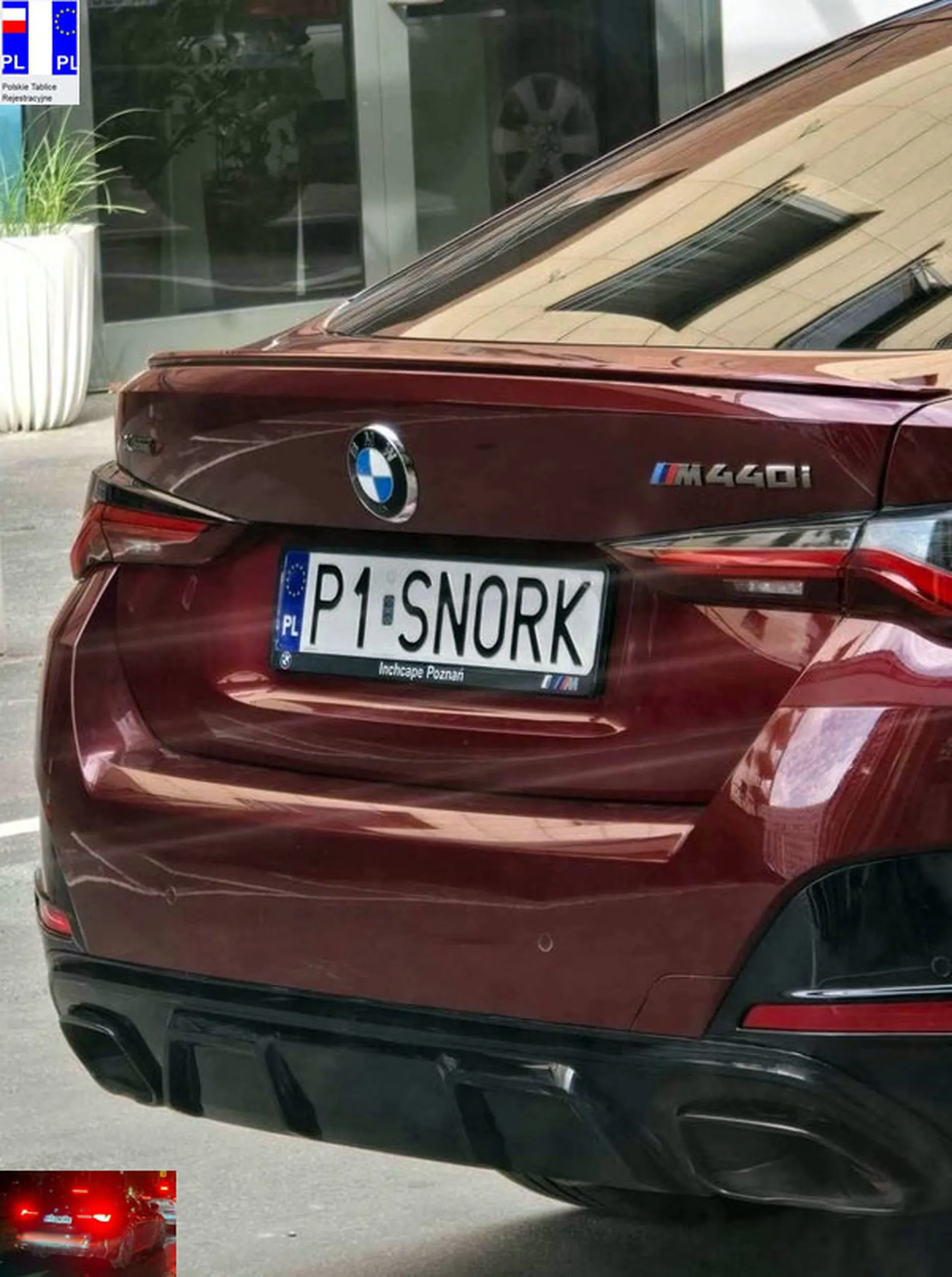 Fajny numer, blacha P1 SNORK