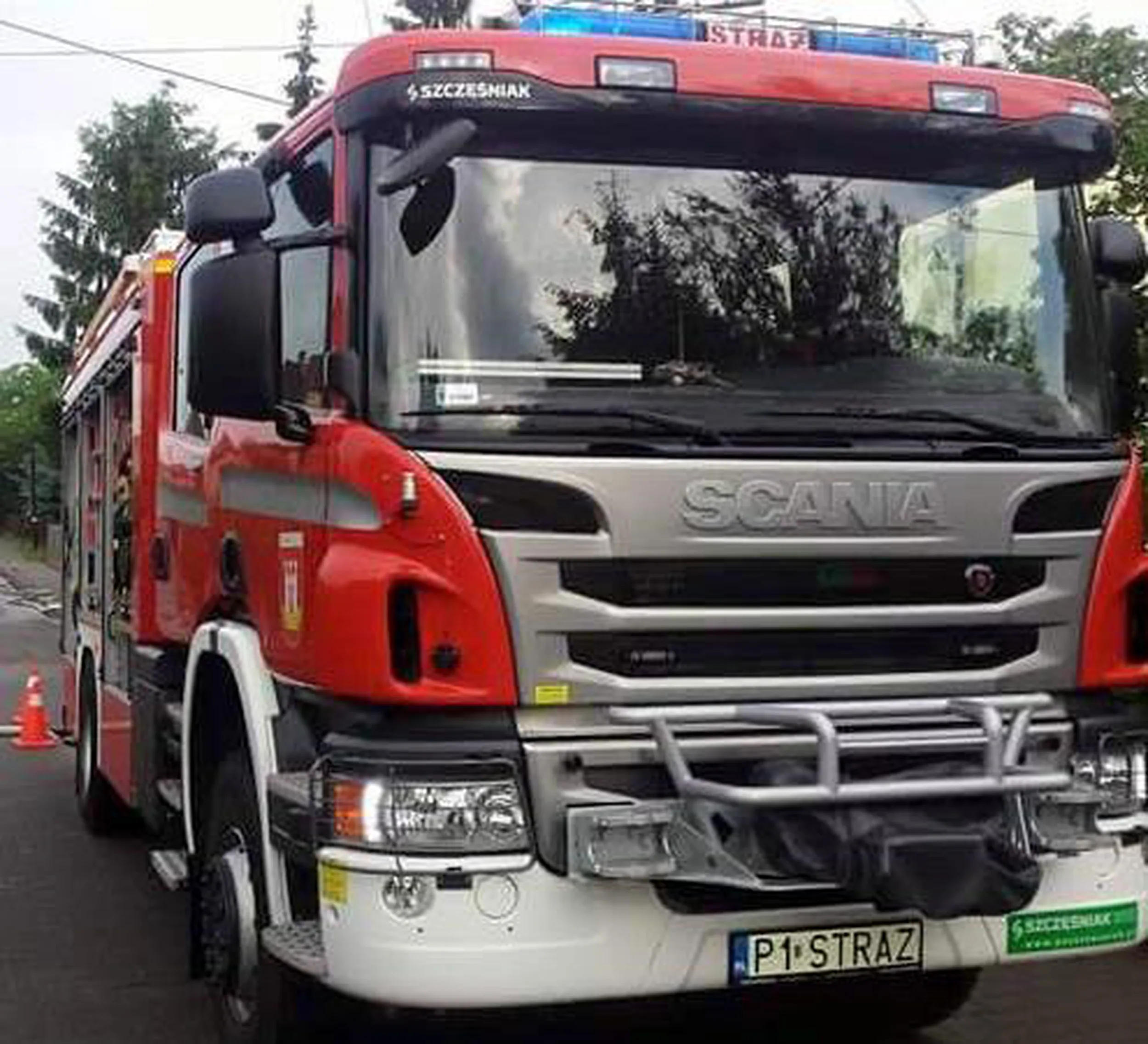 Fajny numer, blacha P1 STRAZ