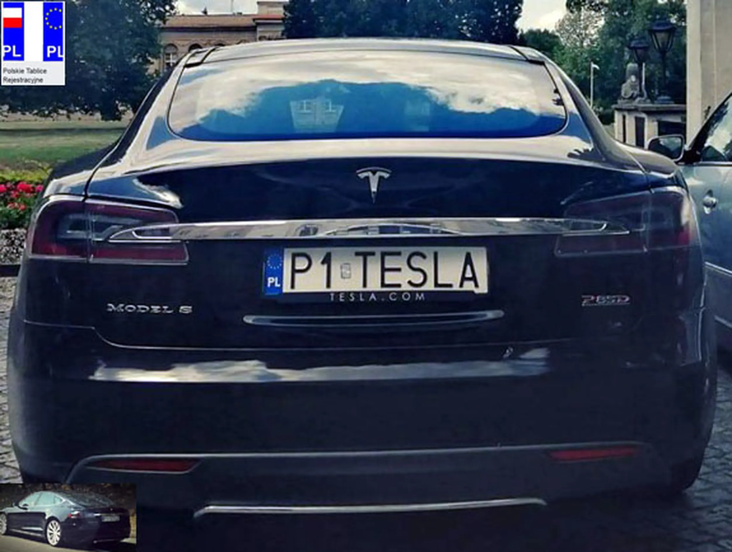 Fajny numer, blacha P1 TESLA