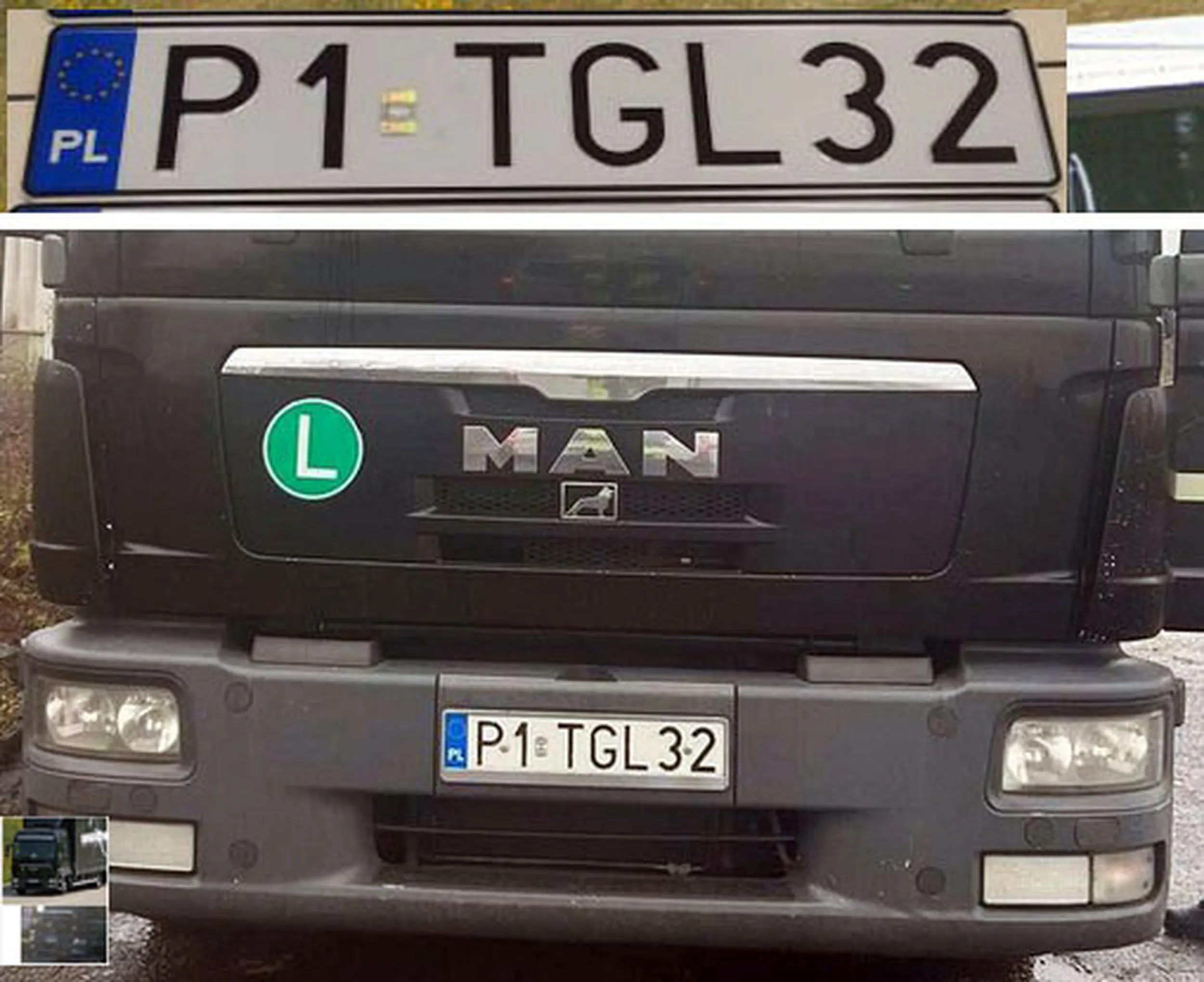 Fajny numer, blacha P1 TGL32