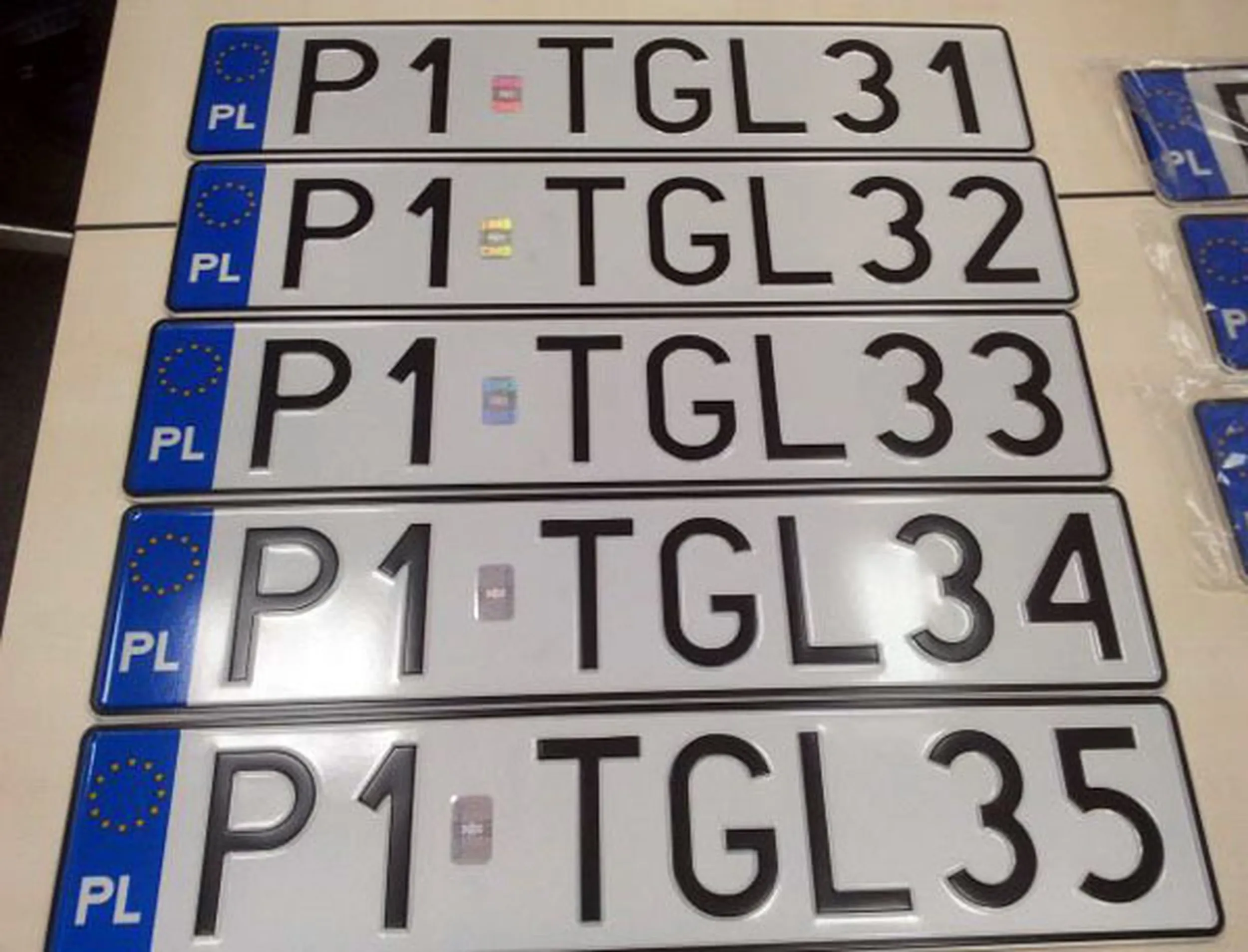 Fajny numer, blacha P1 TGL33