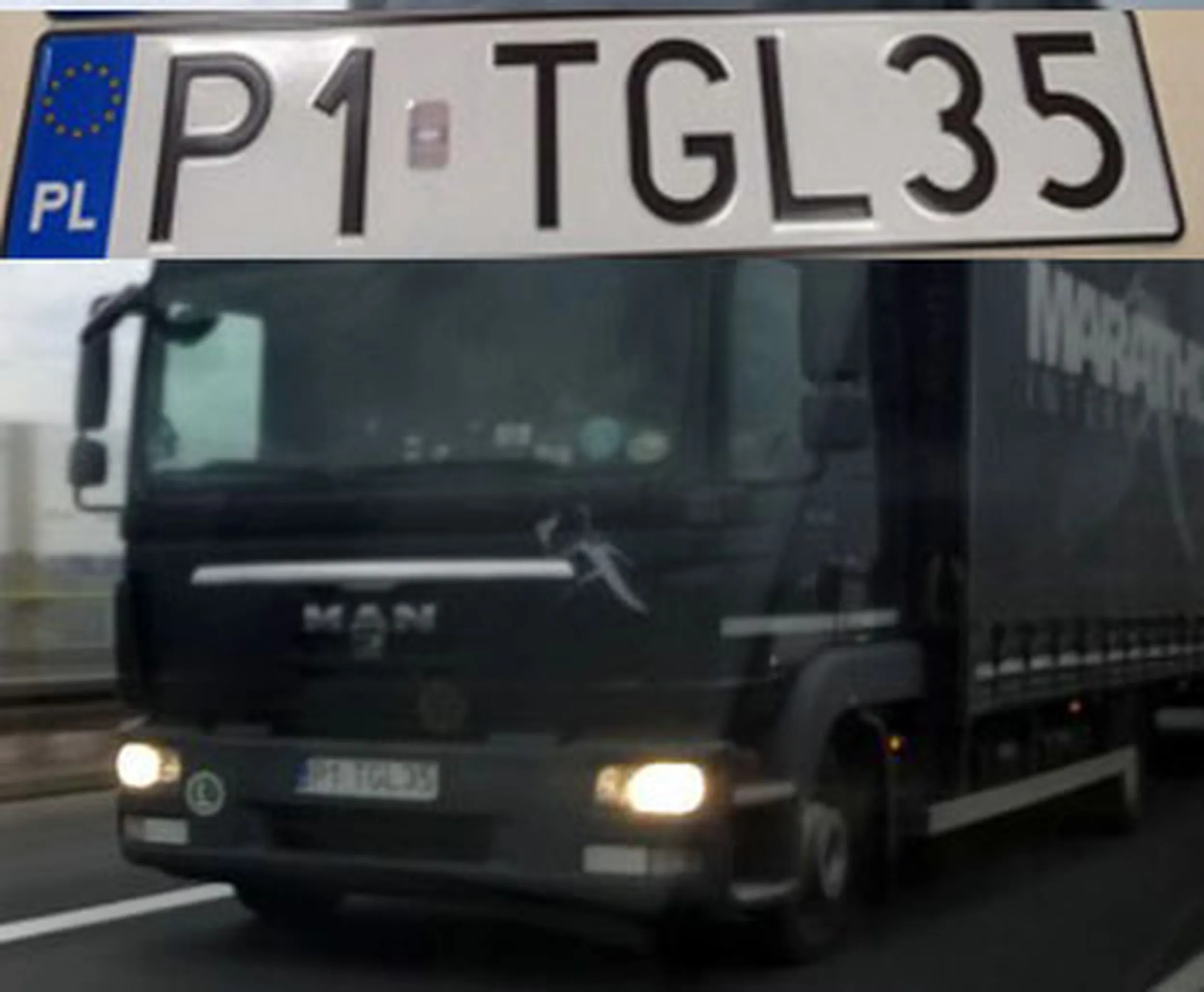 Fajny numer, blacha P1 TGL35