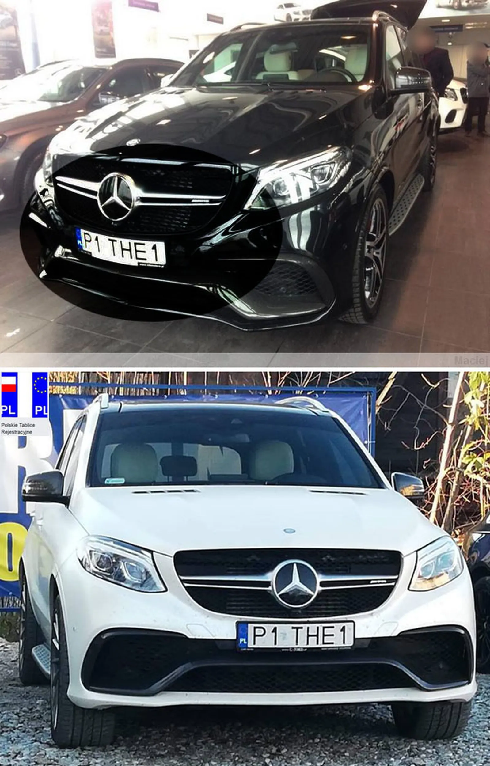 Fajny numer, blacha P1 THE1