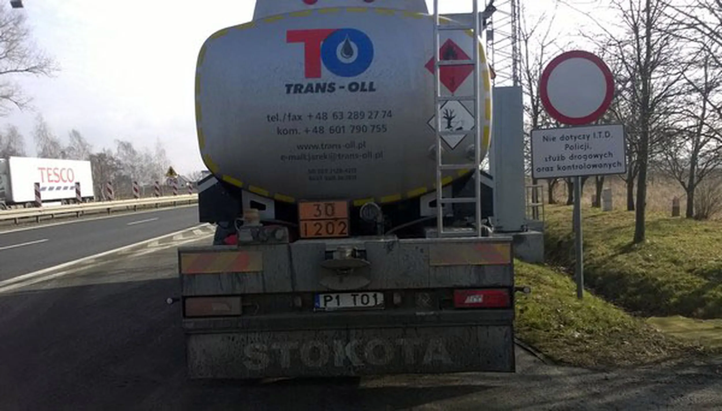 Fajny numer, blacha P1 TO1