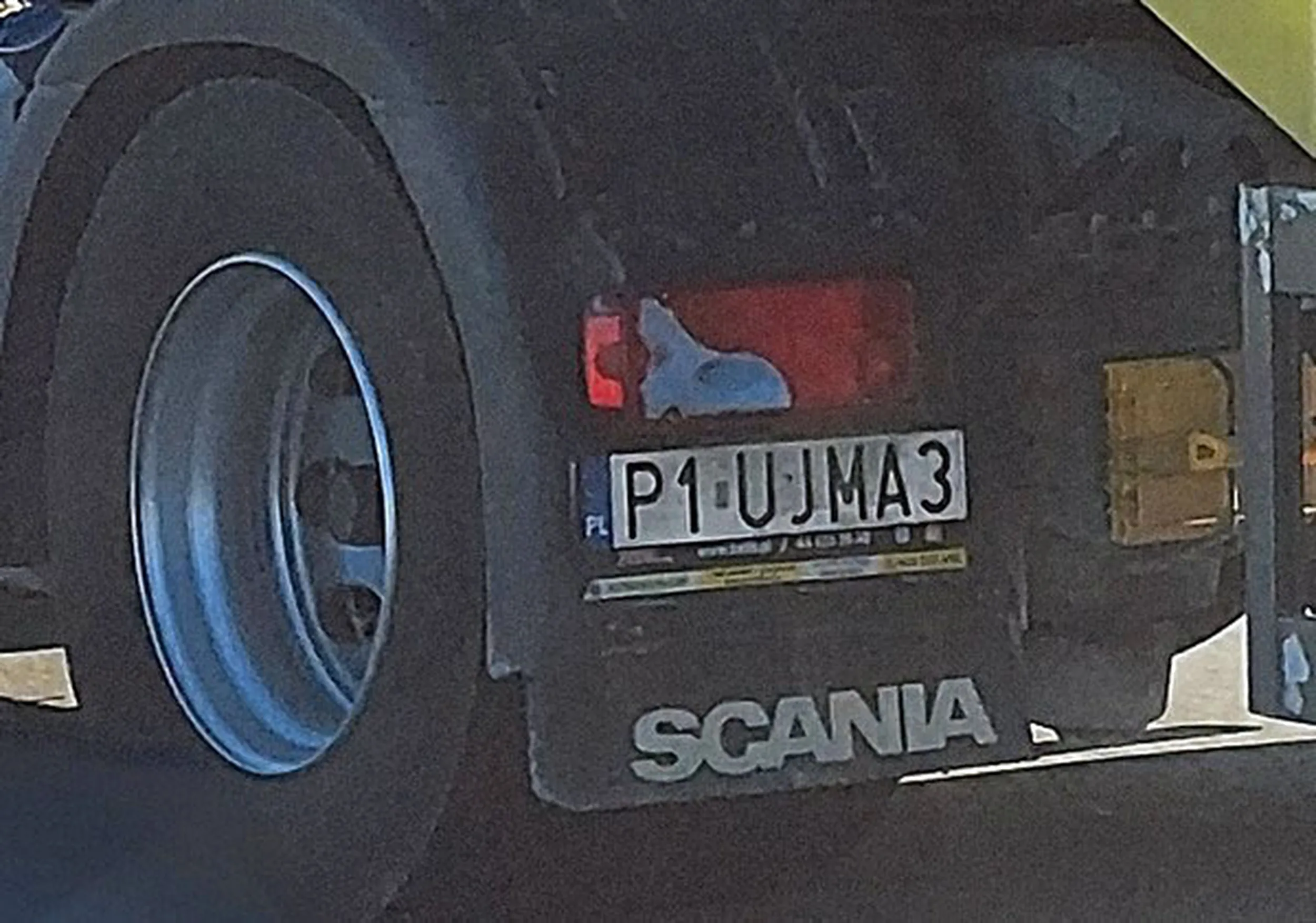 Fajny numer, blacha P1 UJMA3