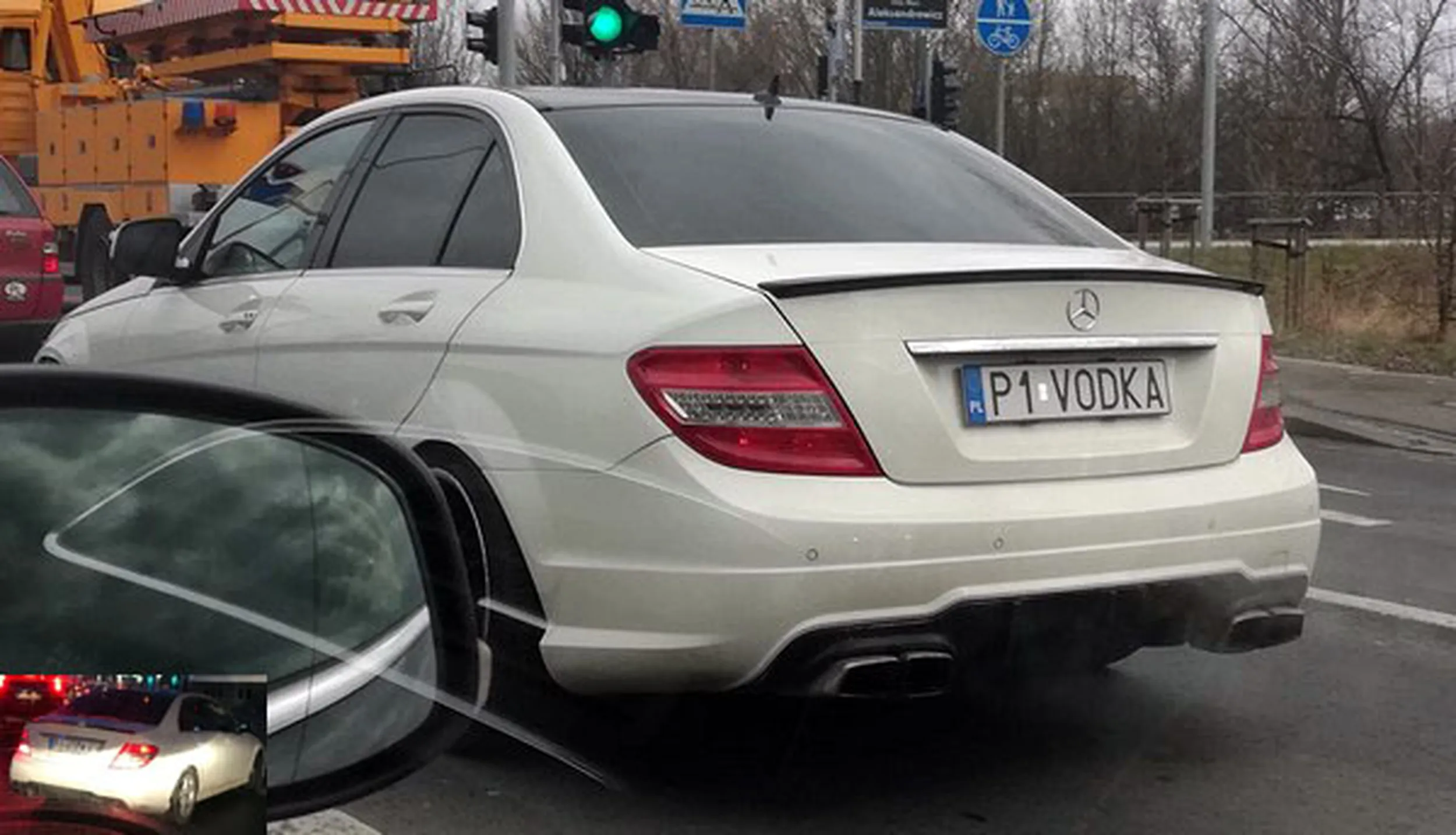 Fajny numer, blacha P1 VODKA