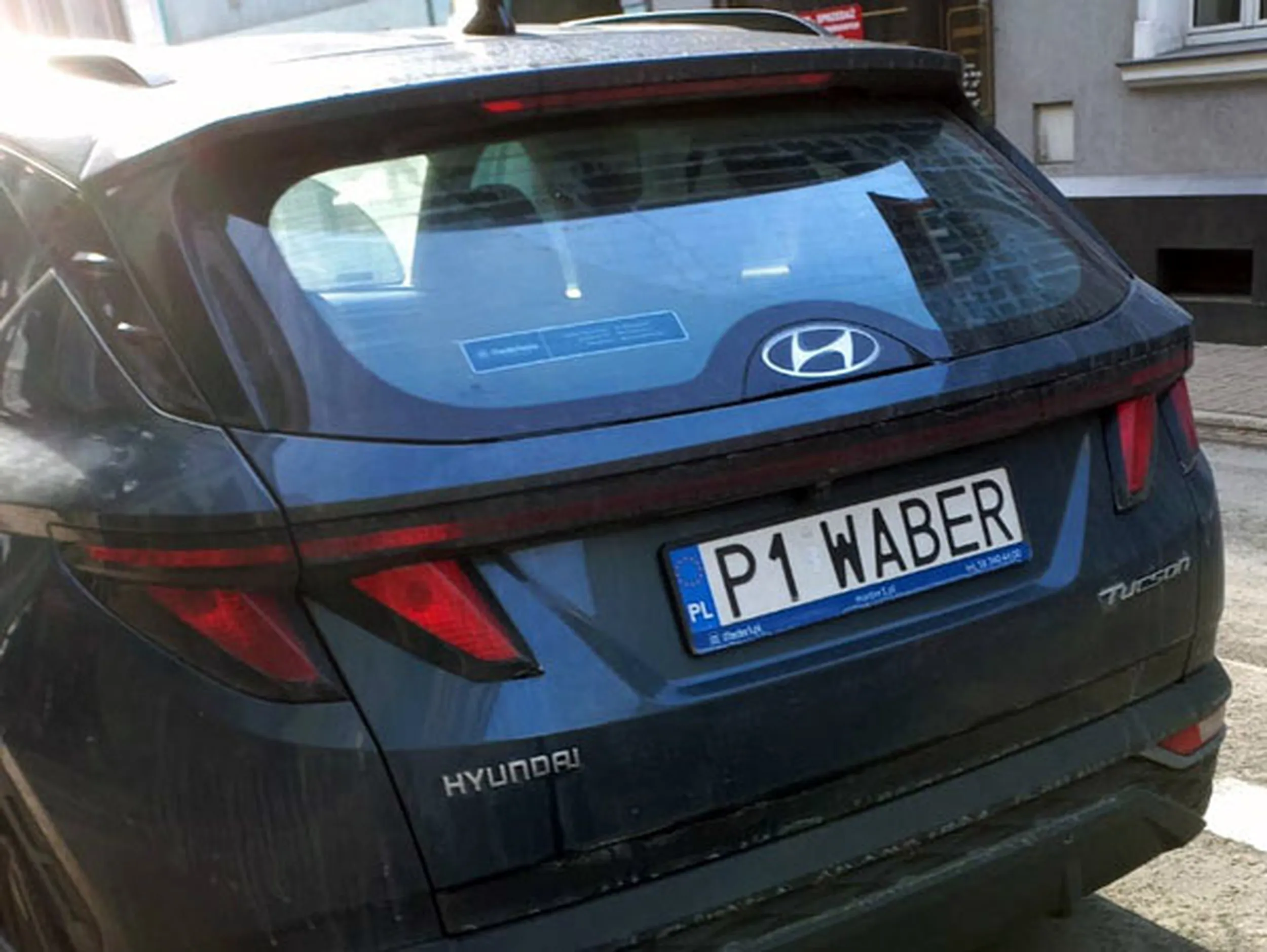 Fajny numer, blacha P1 WABER