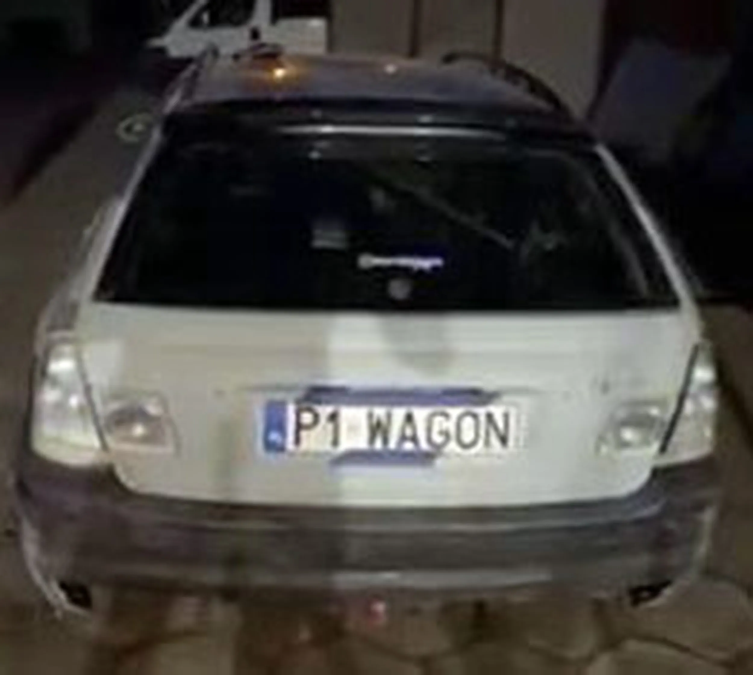 Fajny numer, blacha P1 WAGON