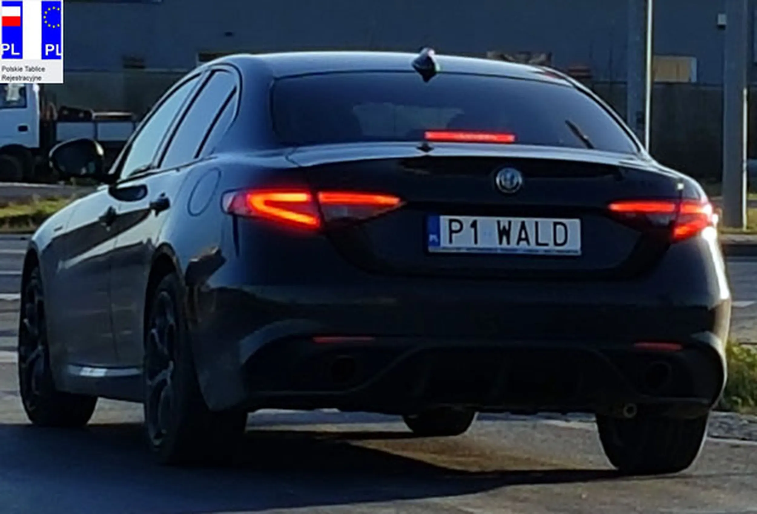 Fajny numer, blacha P1 WALD