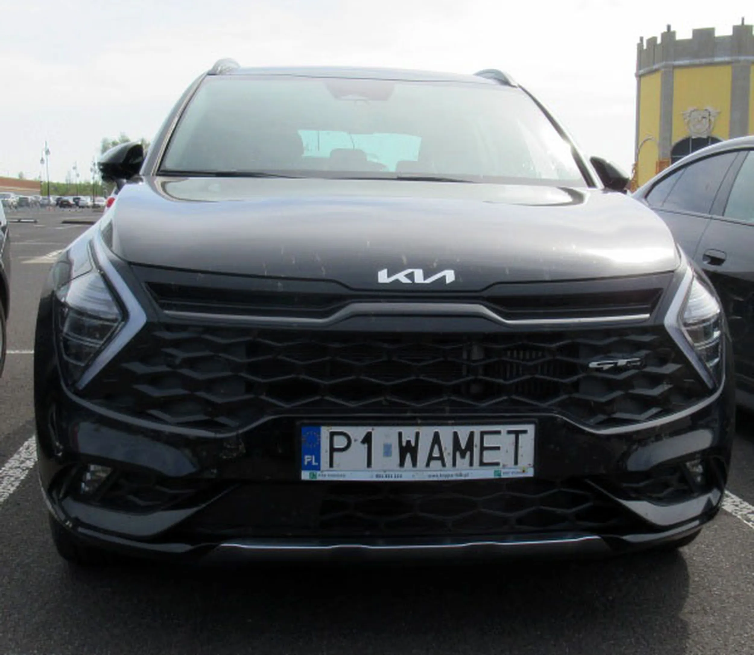 Fajny numer, blacha P1 WAMET