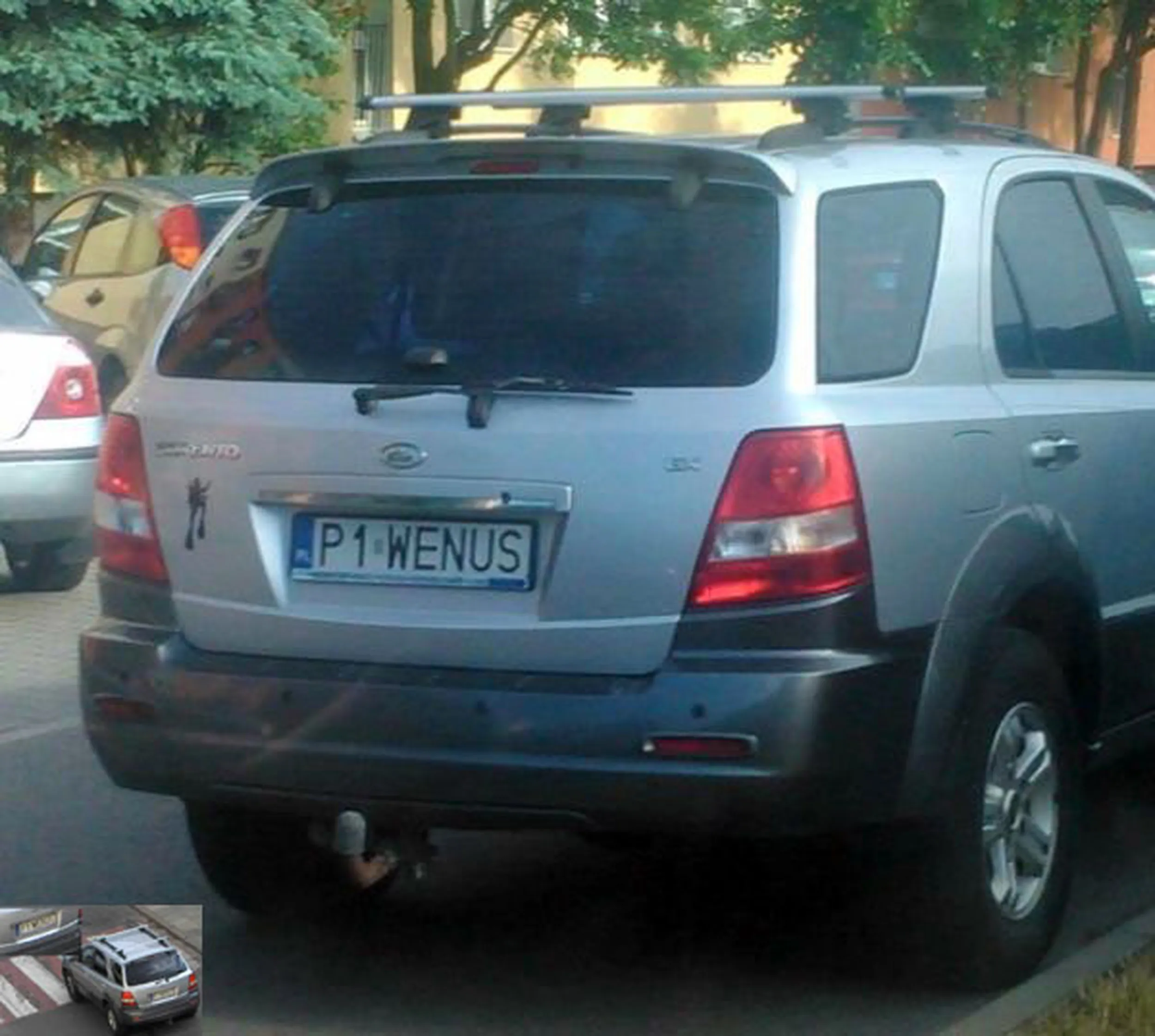 Fajny numer, blacha P1 WENUS