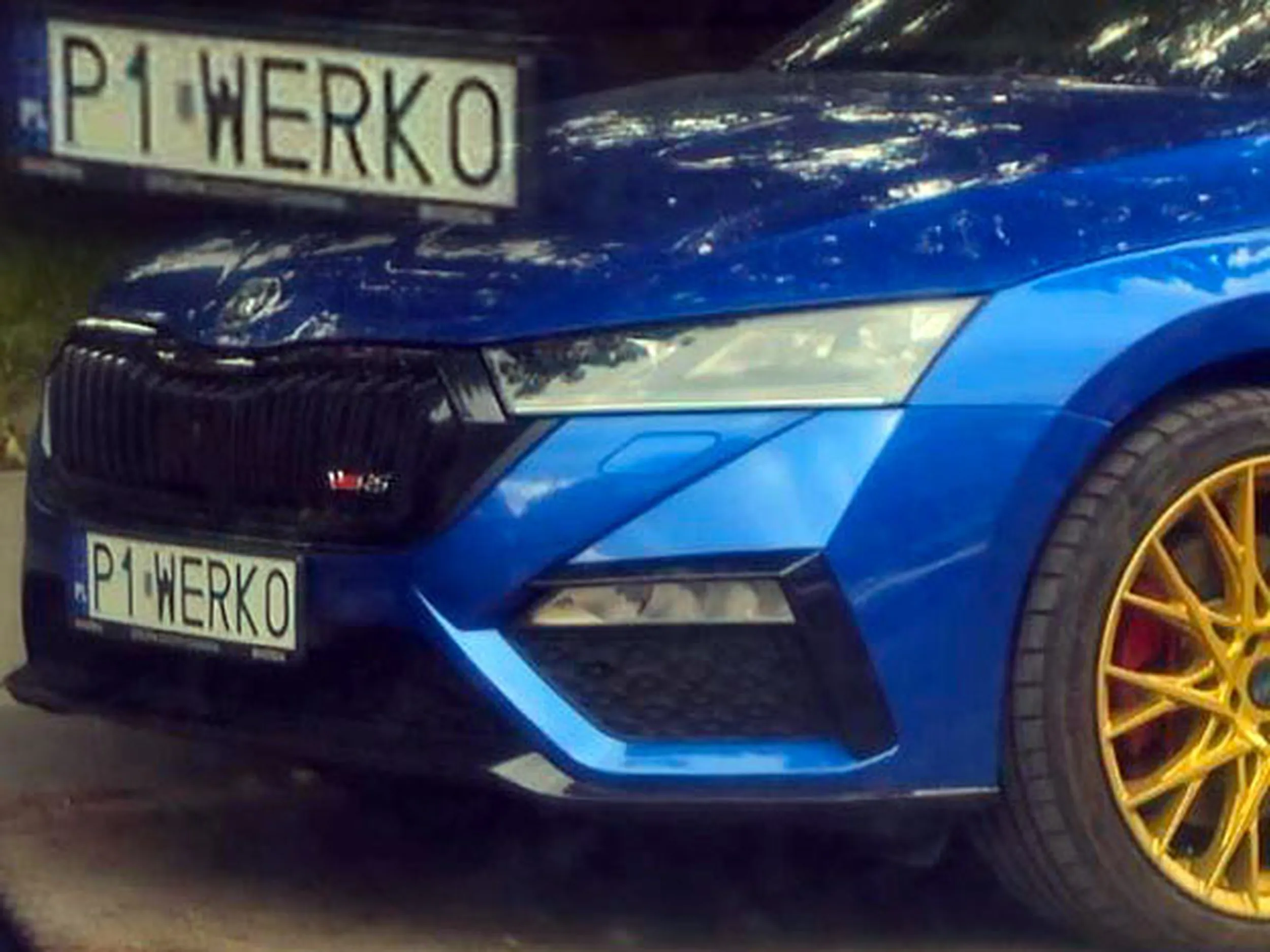 Fajny numer, blacha P1 WERKO