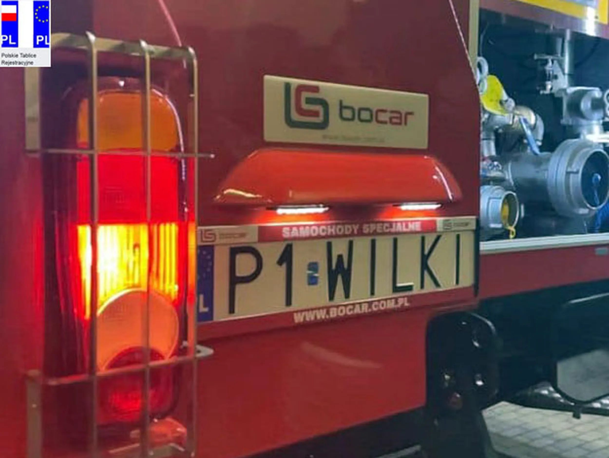 Fajny numer, blacha P1 WILKI