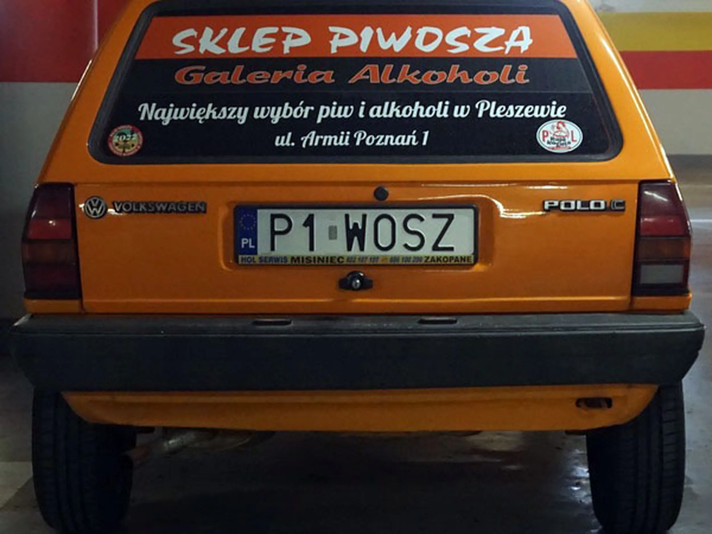 Fajny numer, blacha P1 WOSZ