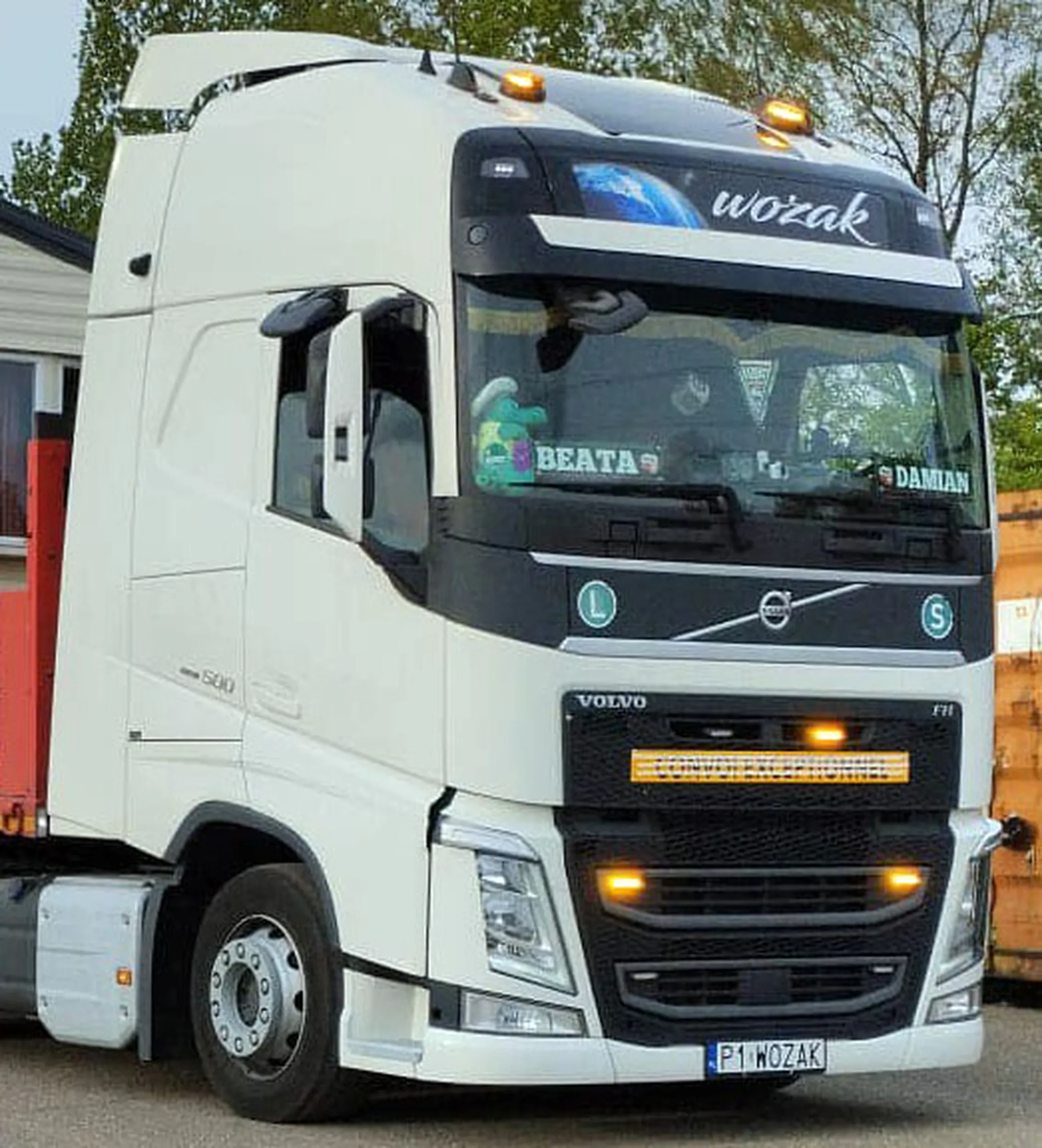 Fajny numer, blacha P1 WOZAK