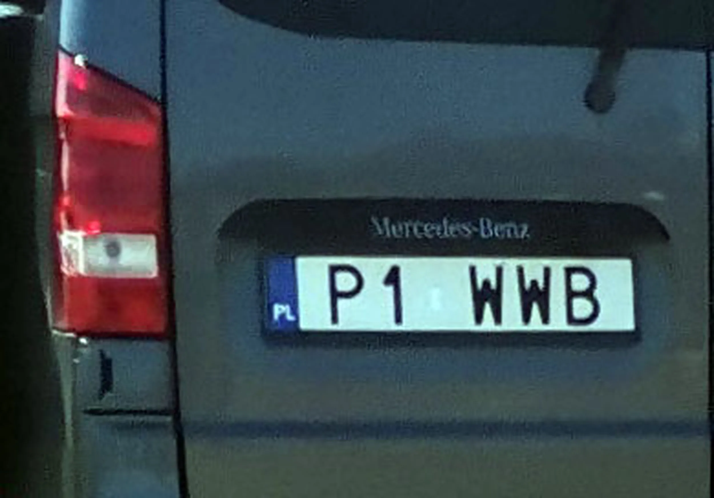Fajny numer, blacha P1 WWB
