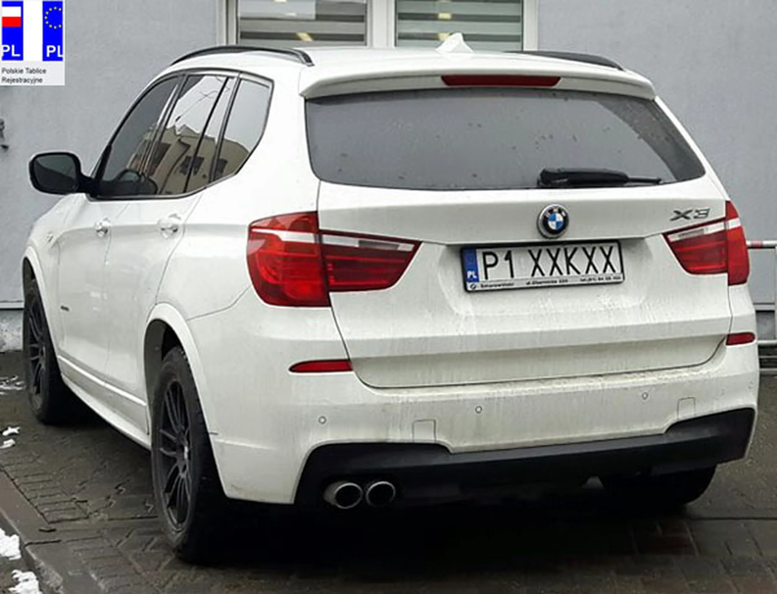 Fajny numer, blacha P1 XXKXX