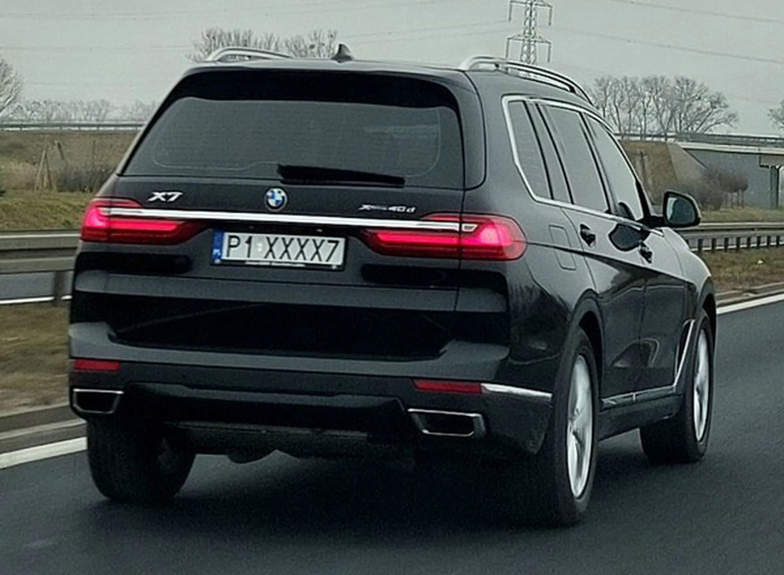 Fajny numer, blacha P1 XXXX7