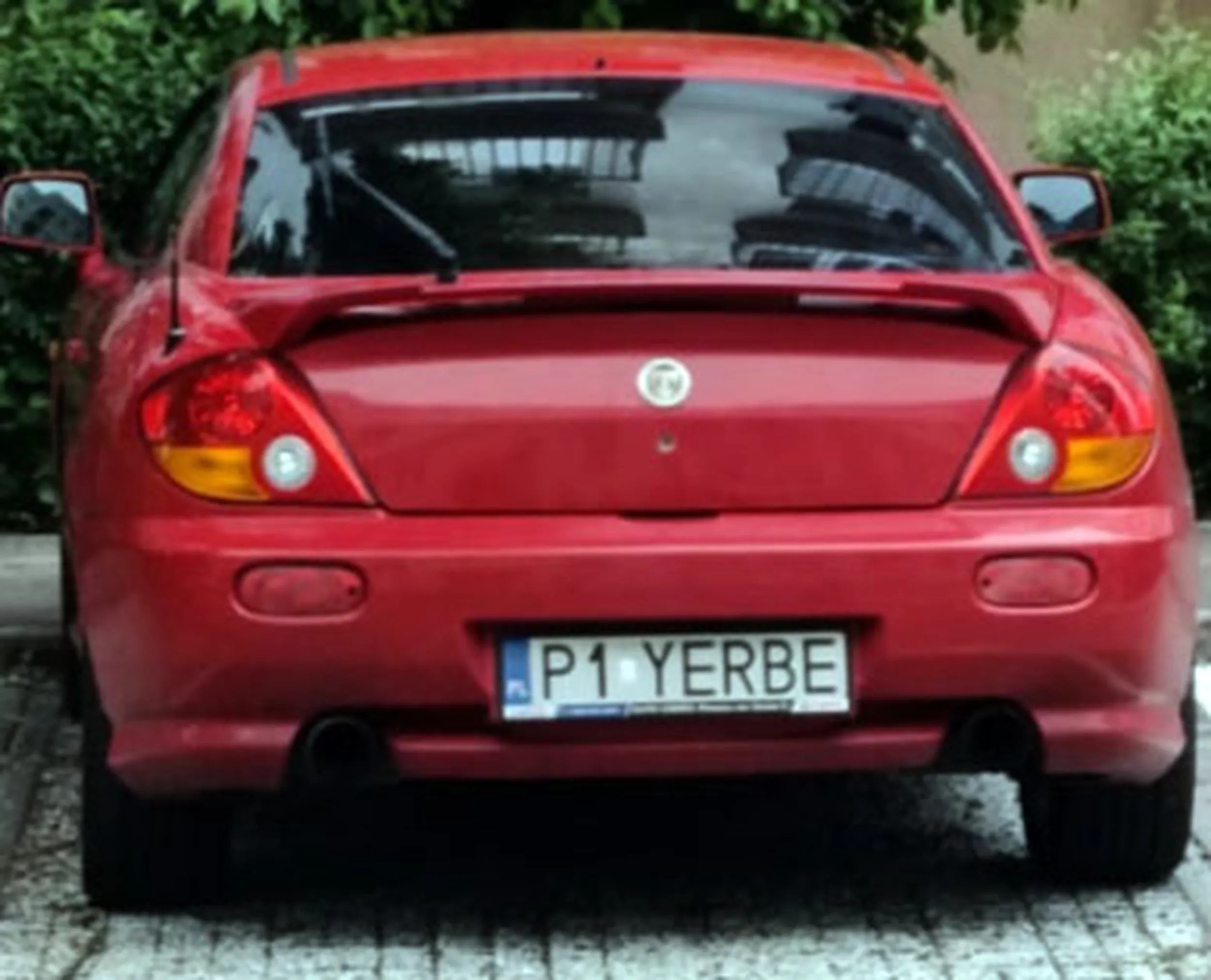 Fajny numer, blacha P1 YERBE