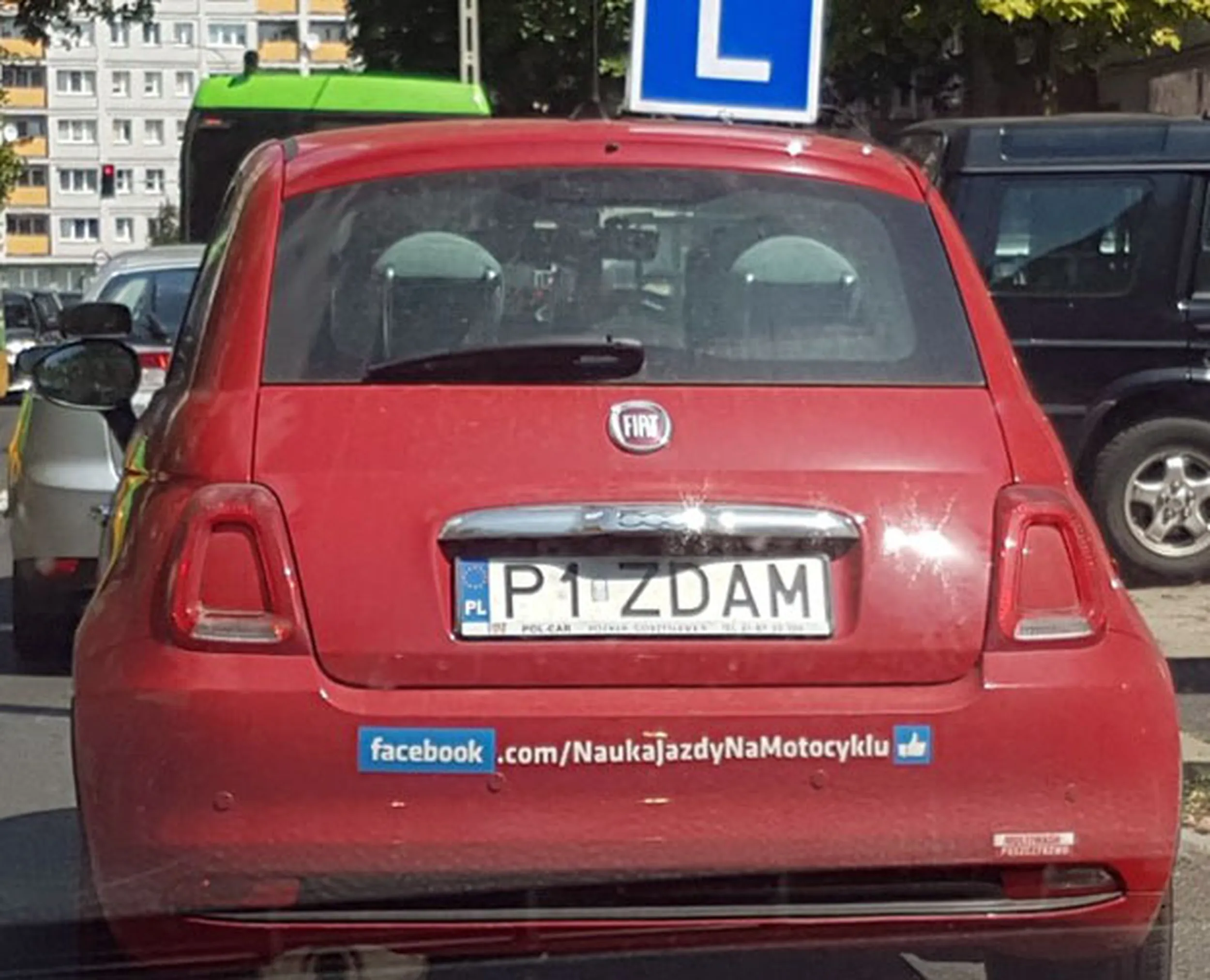 Fajny numer, blacha P1 ZDAM
