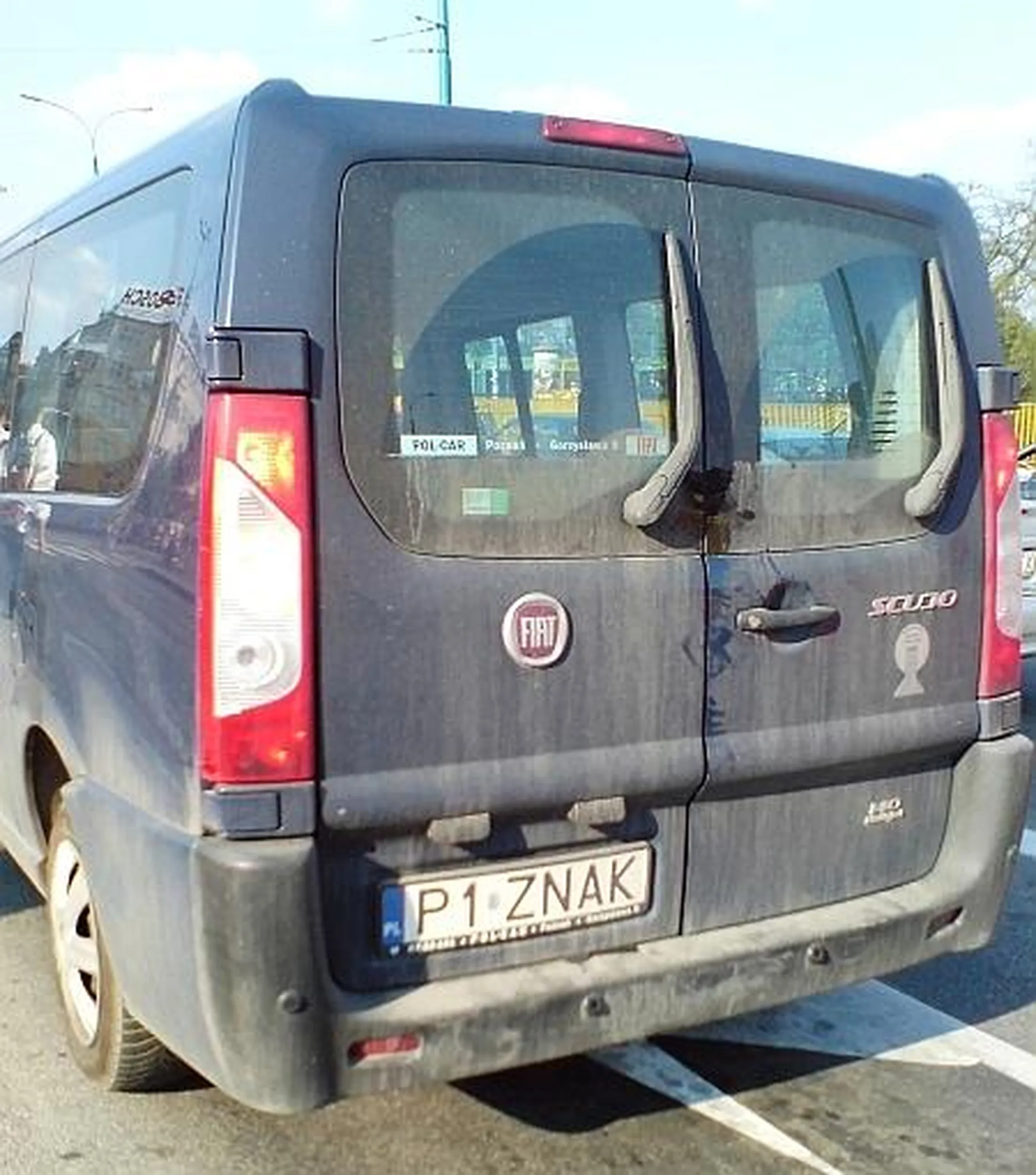 Fajny numer, blacha P1 ZNAK