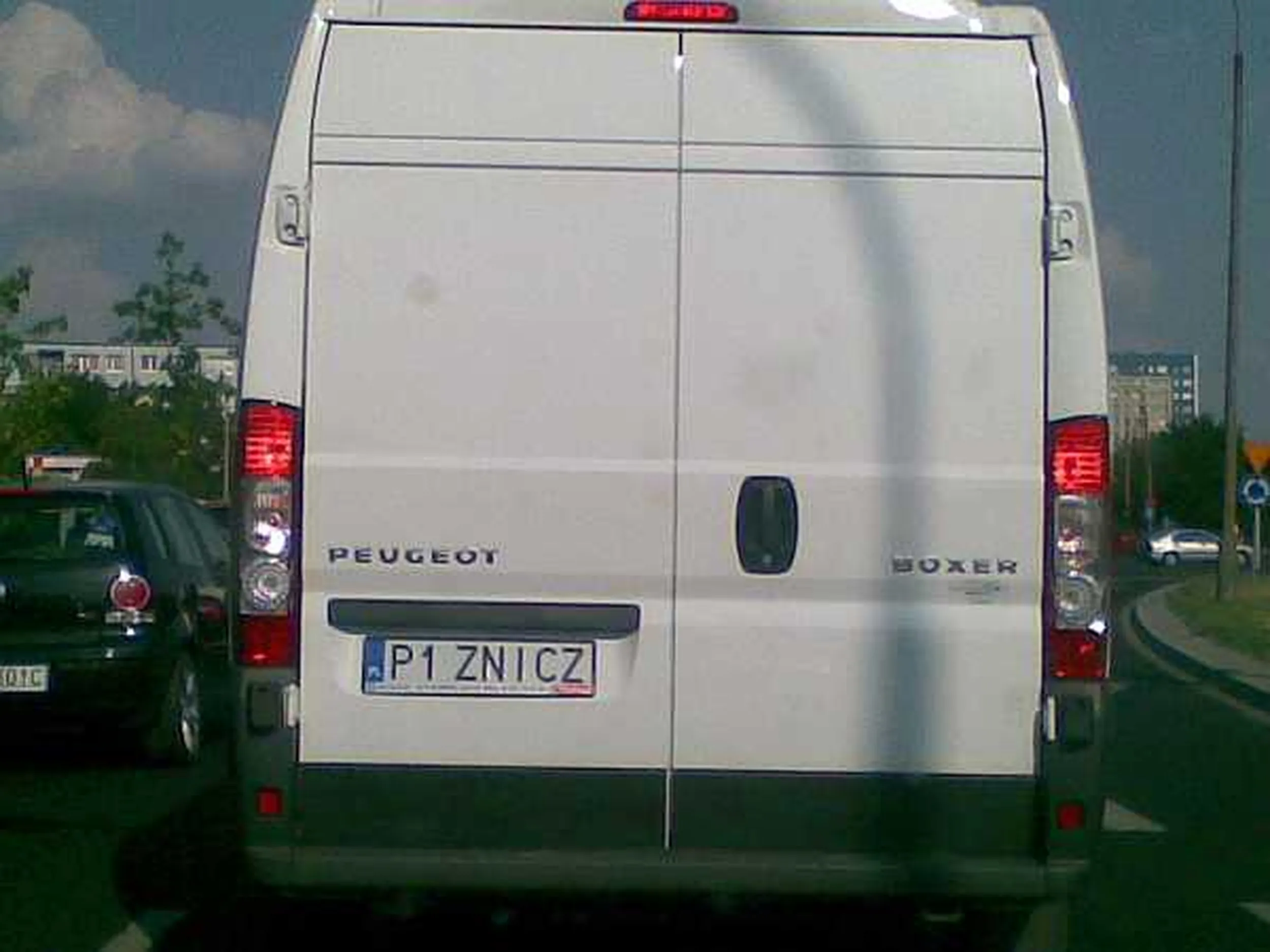 Fajny numer, blacha P1 ZNICZ