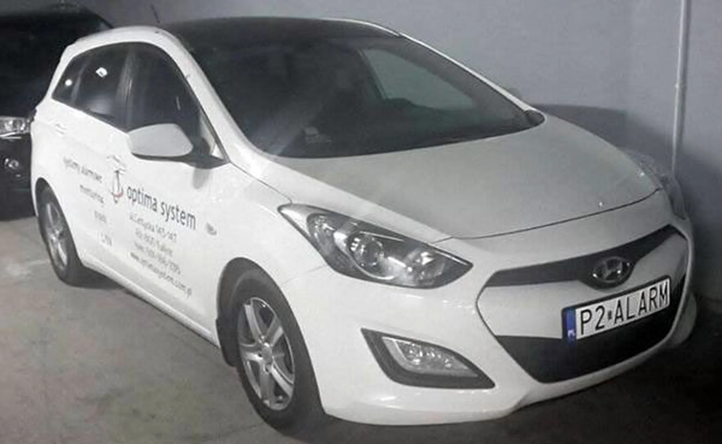 Fajny numer, blacha P2 ALARM